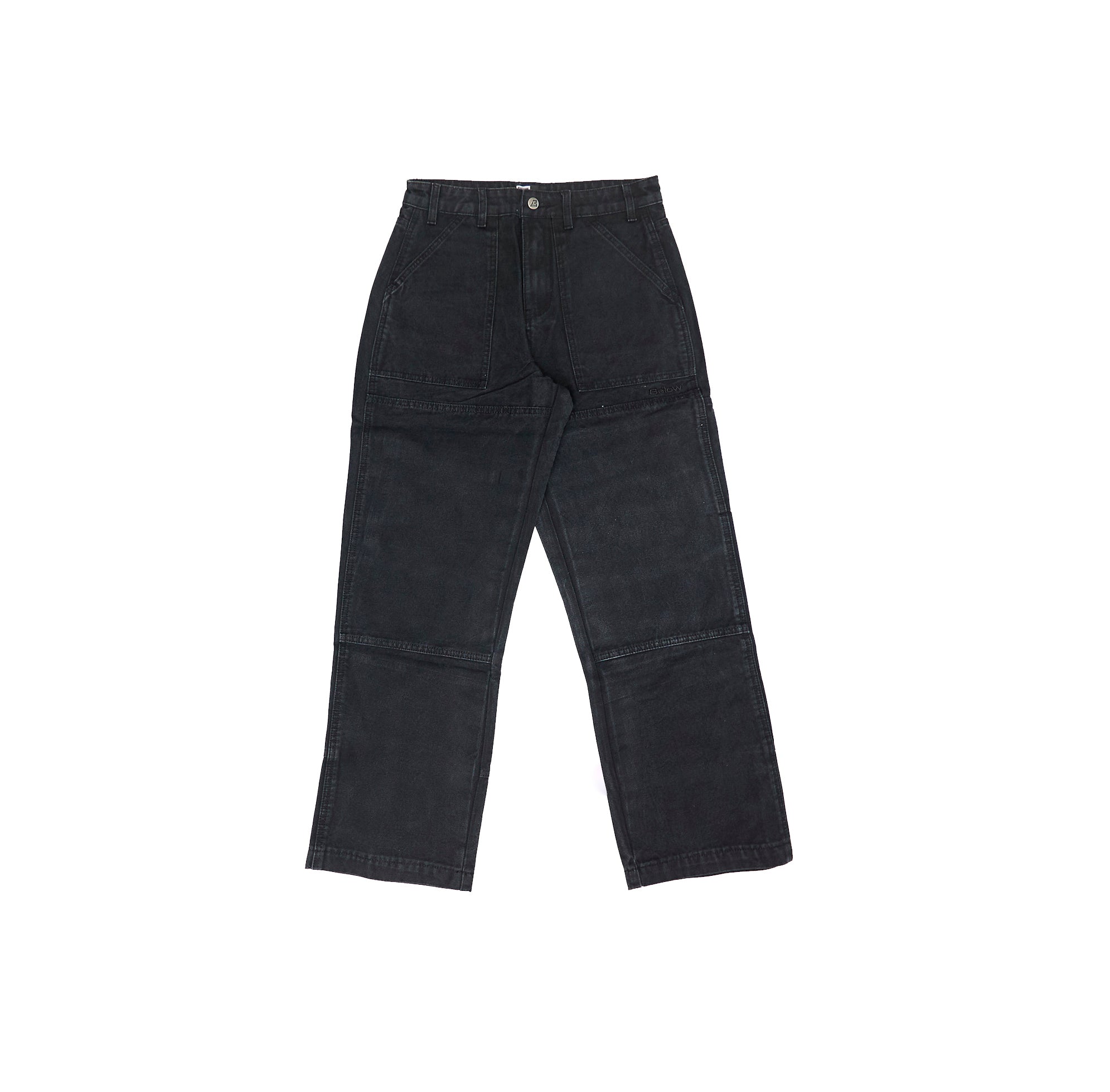 CANVAS PANTS DOUBLE BLACK