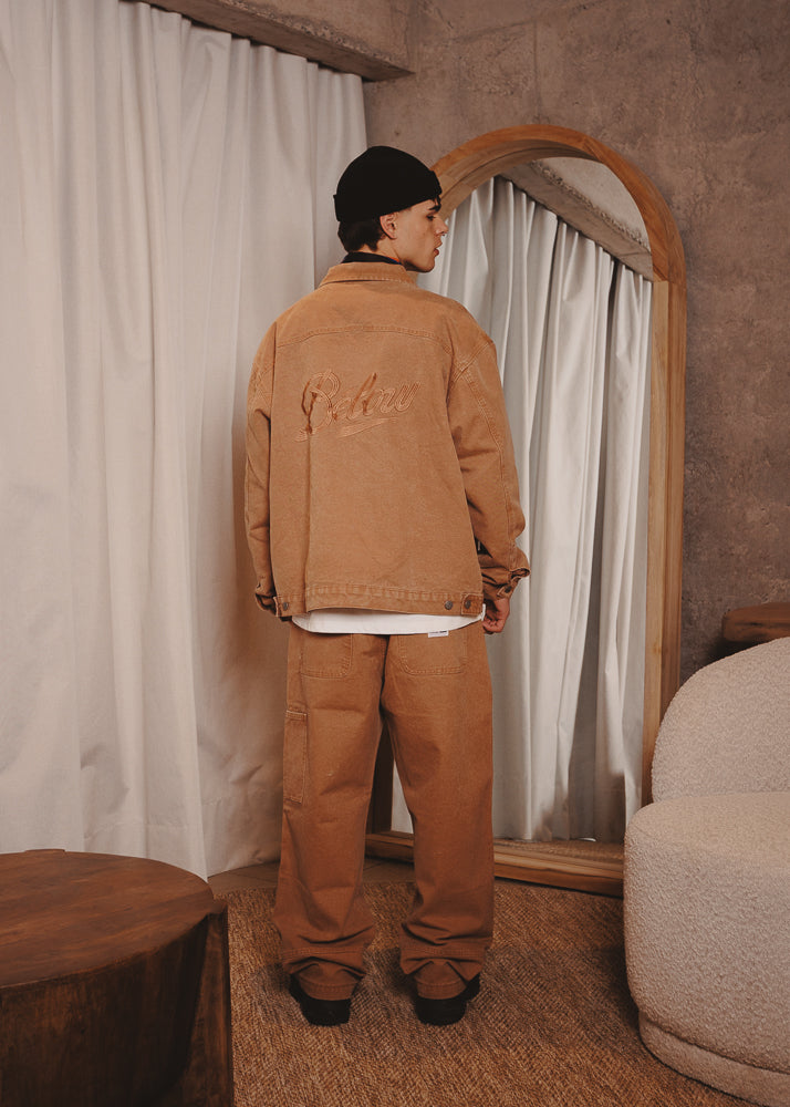 CANVAS JACKET PERFAIT TABACO