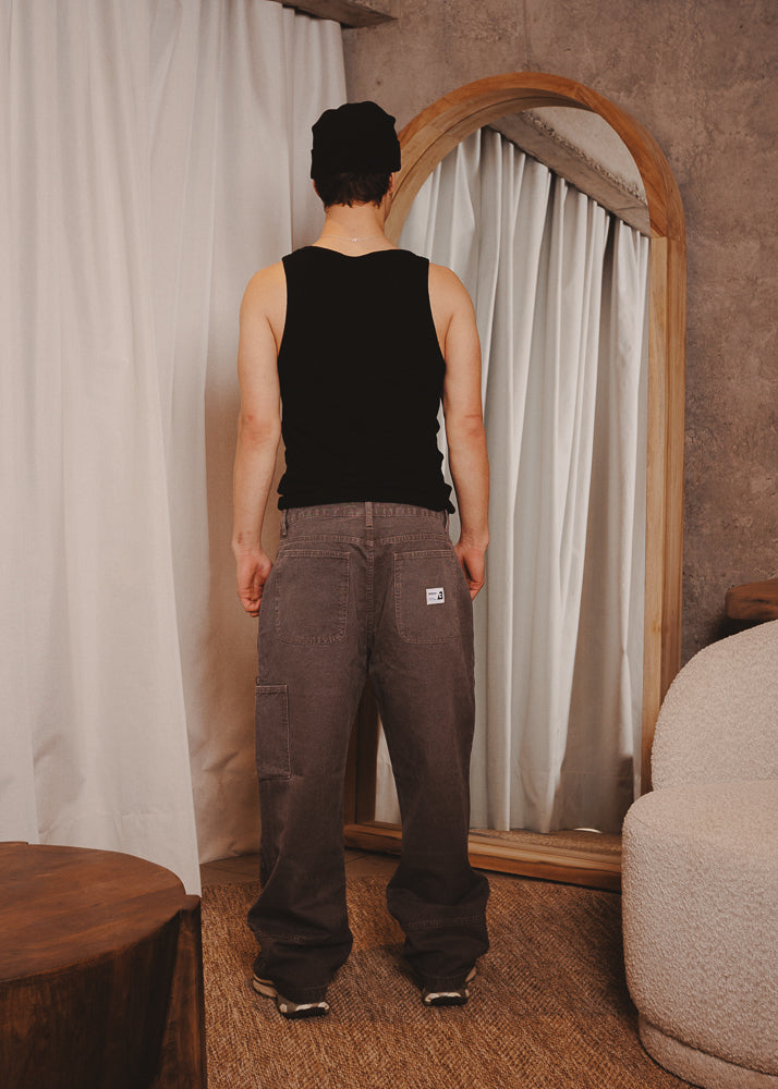 CANVAS PANTS DOUBLE TAUPE