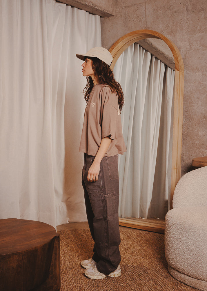 CANVAS PANTS DOUBLE TAUPE