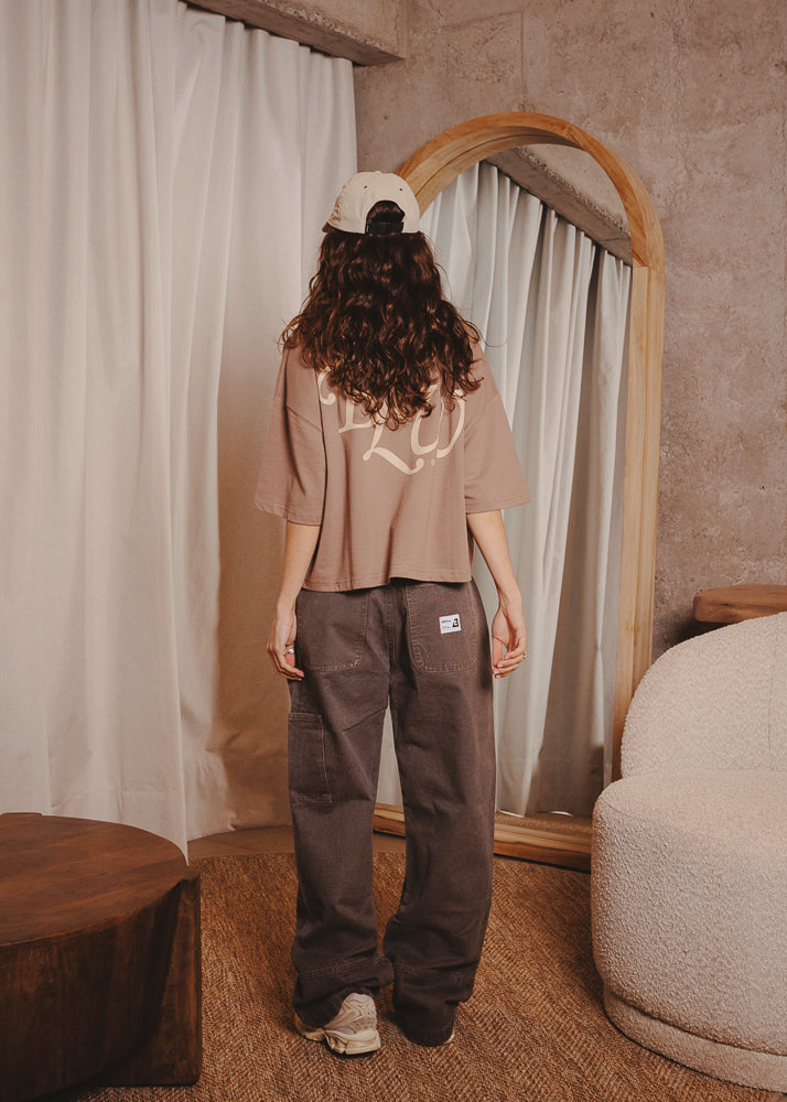CANVAS PANTS DOUBLE TAUPE