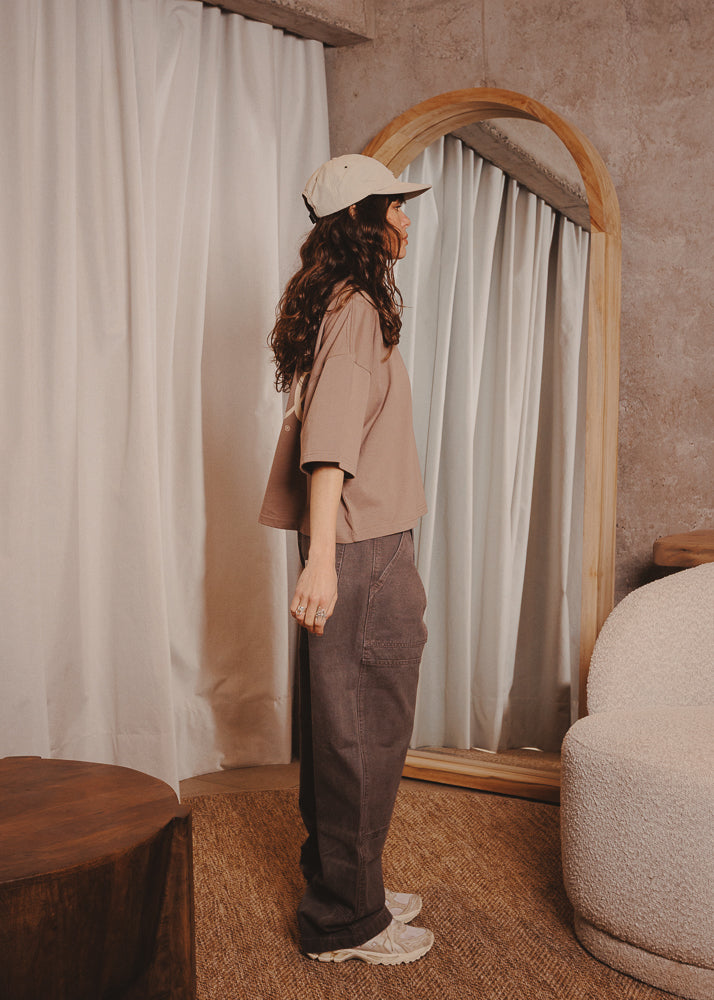 CANVAS PANTS DOUBLE TAUPE