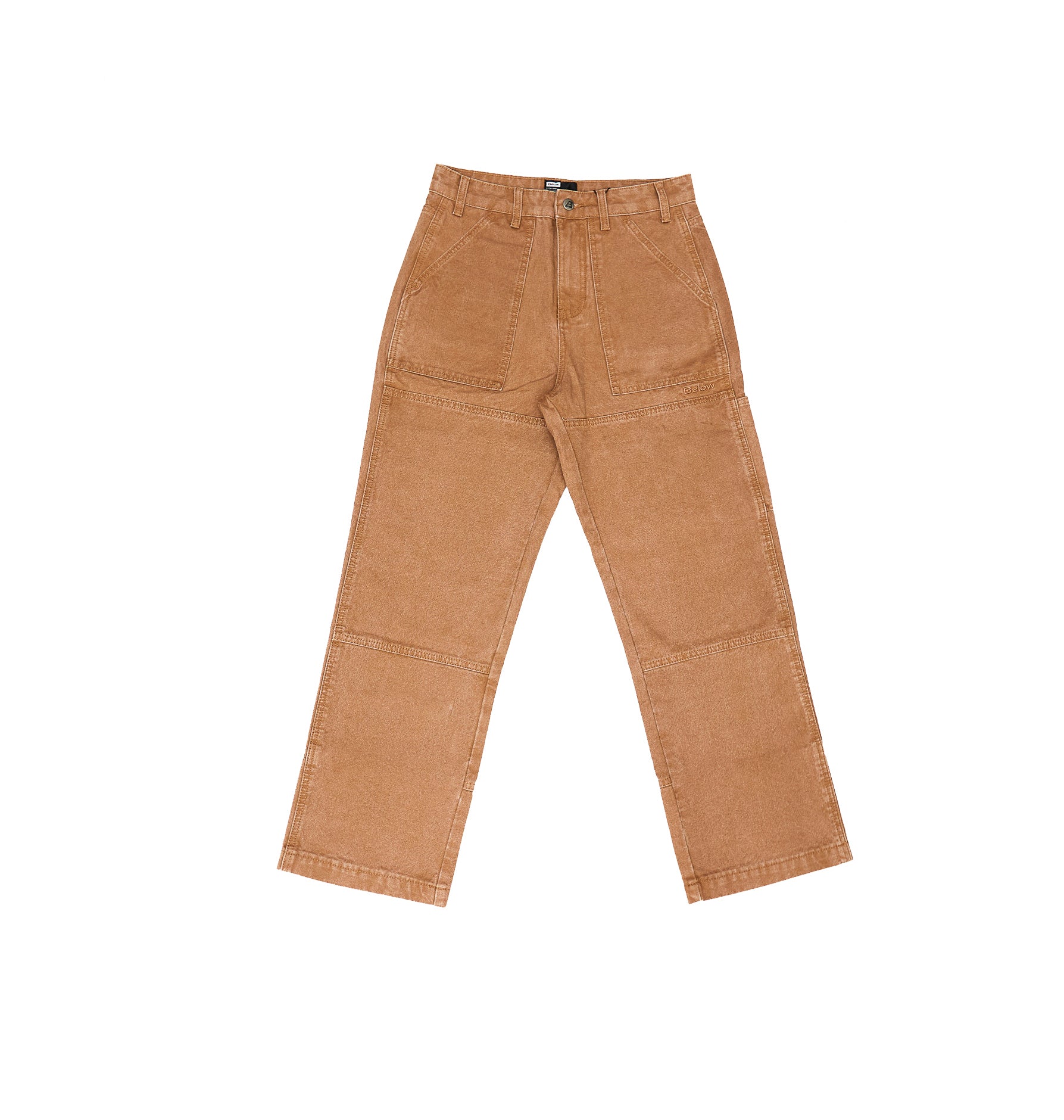 CANVAS PANTS DOUBLE TABACO