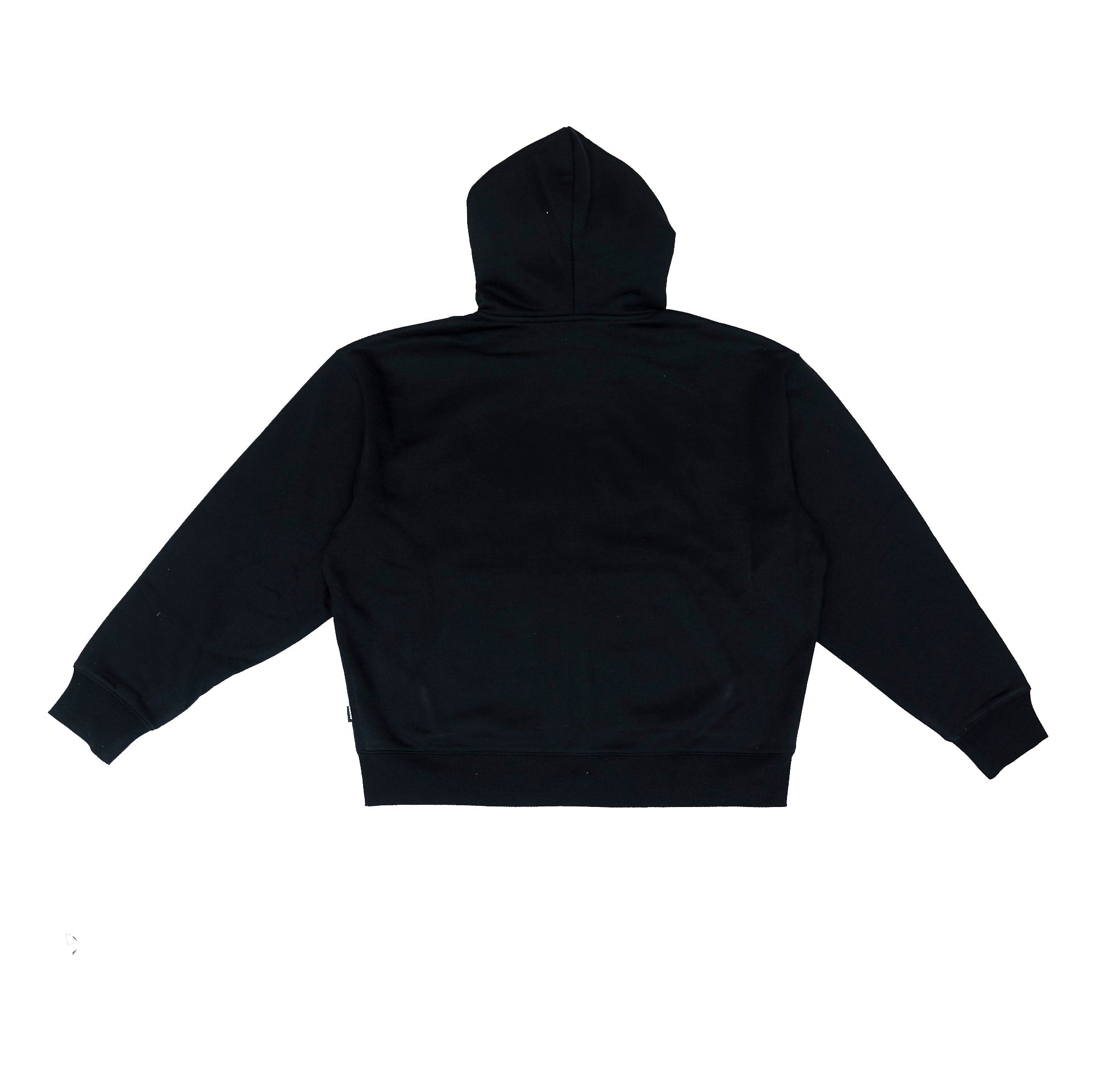 ZIPUP HOODIE THE CAP BLACK