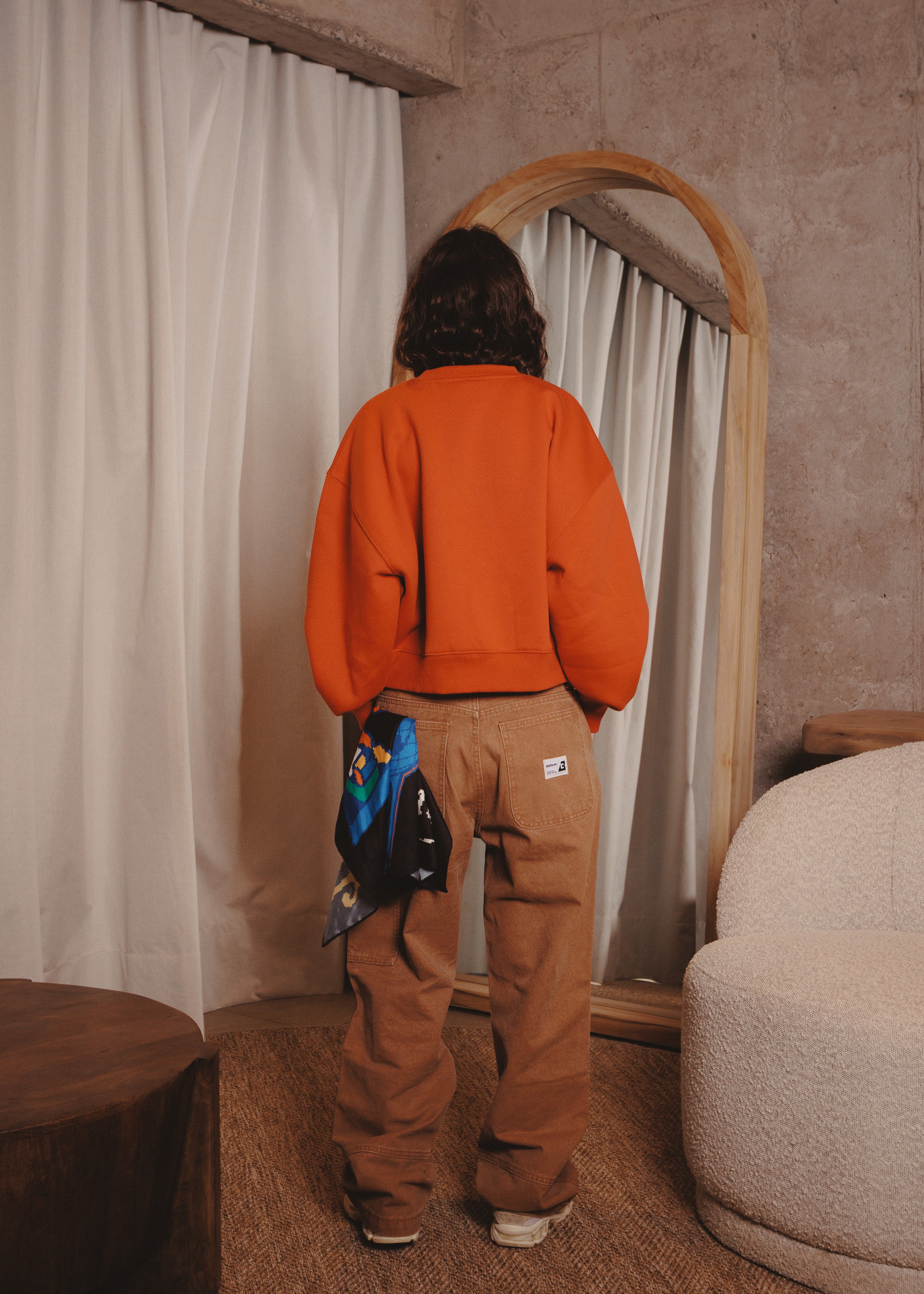 WOMAN BASIC CREWNECK ACR SPICY RED
