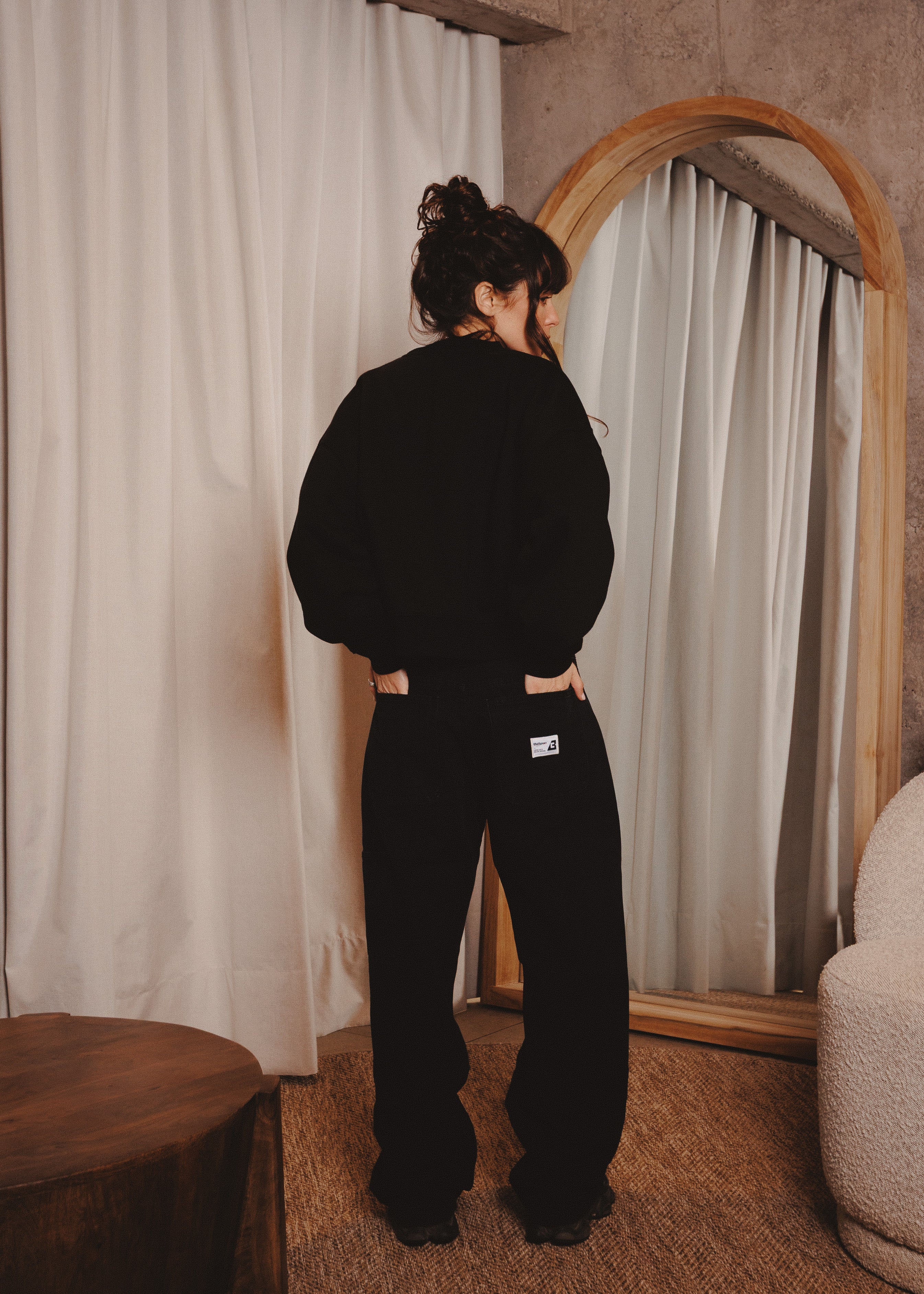 WOMAN BASIC CREWNECK ACR BLACK