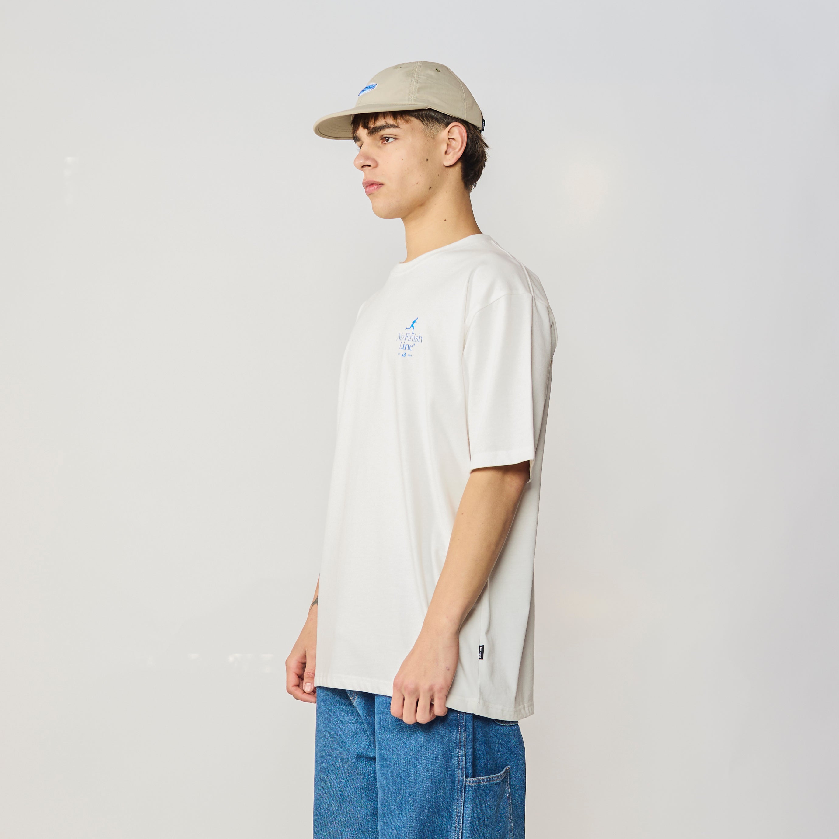 BASIC TSHIRT NO FINISH LINE WHITE
