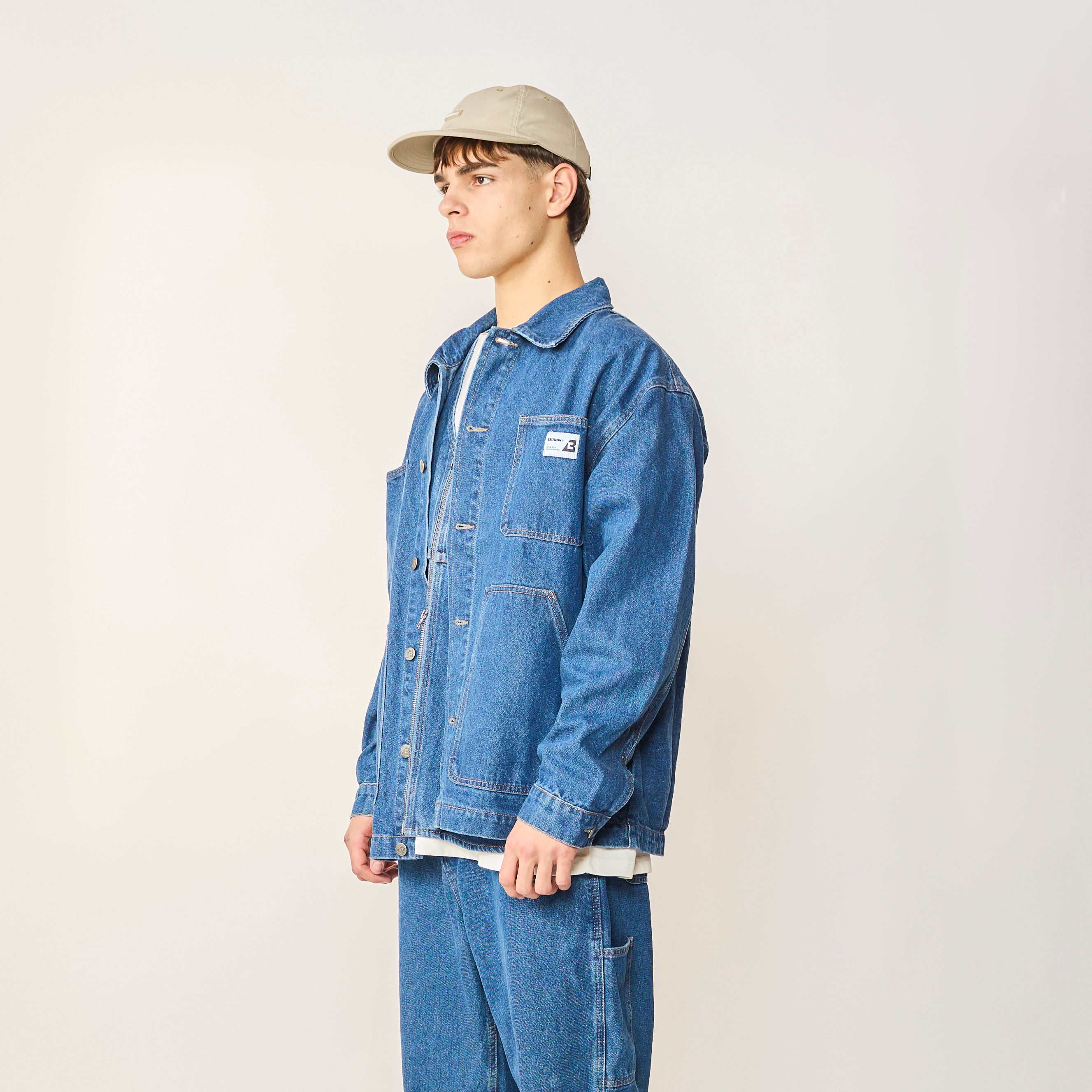DENIM JACKET FOUR BLUE