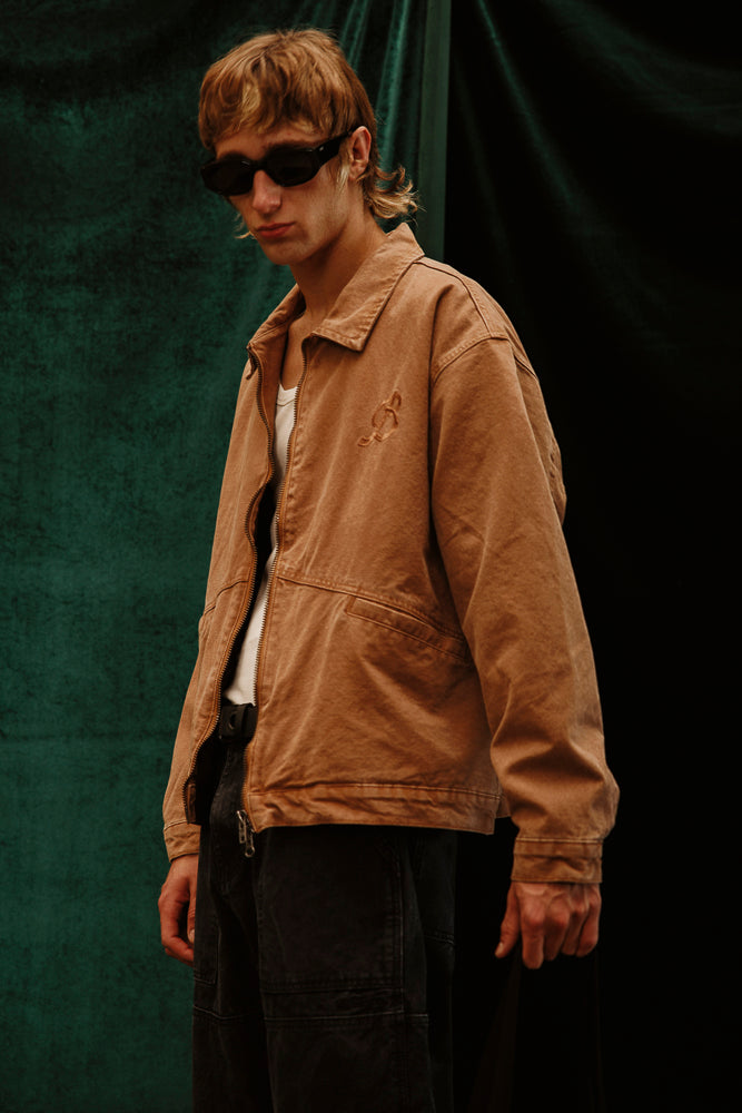 CANVAS JACKET PERFAIT TABACO