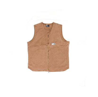 CANVAS VEST BASE TABACO