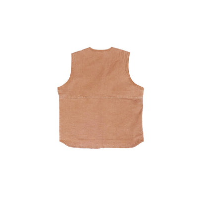 CANVAS VEST BASE TABACO