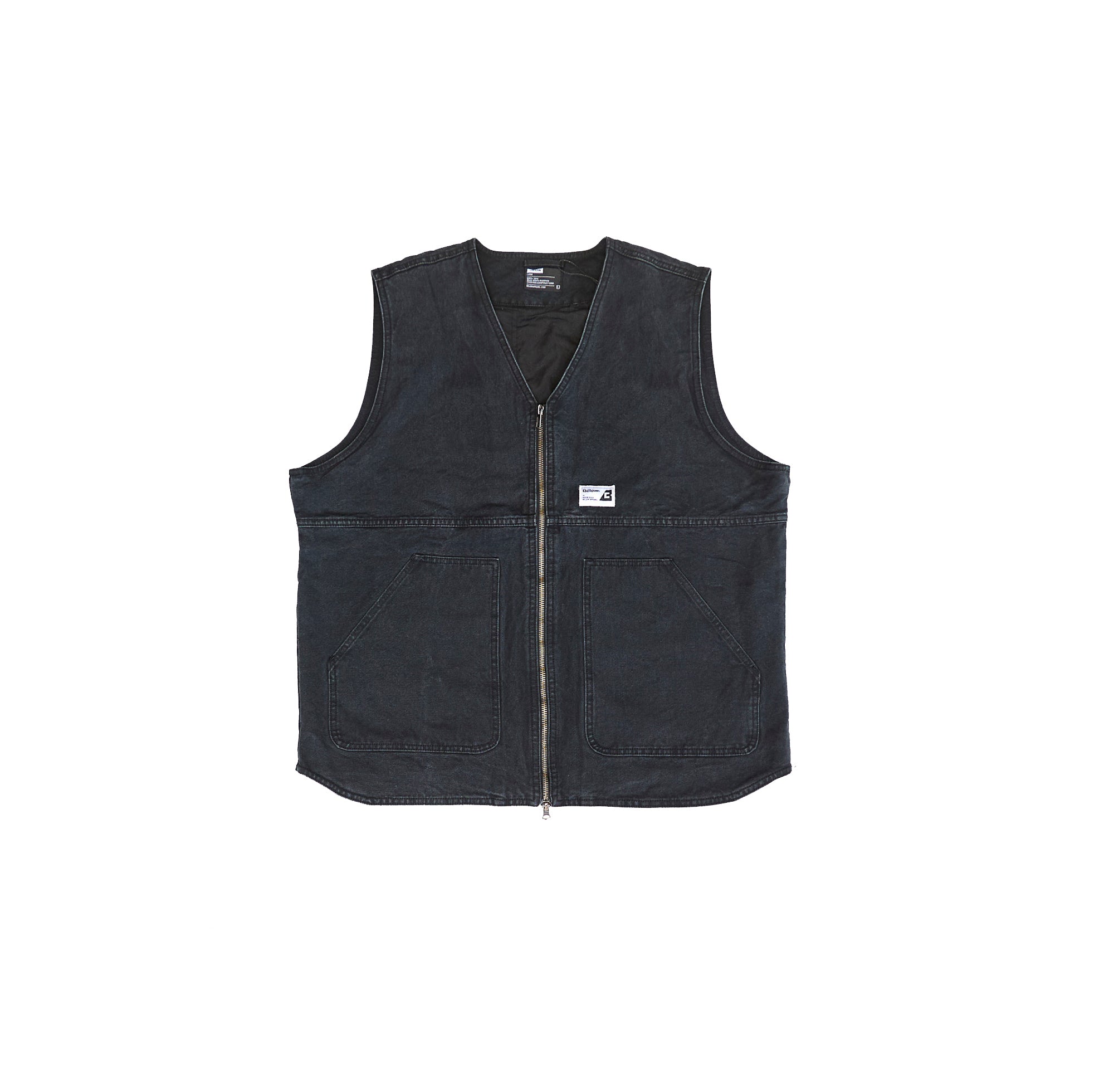 CANVAS VEST BASE BLACK