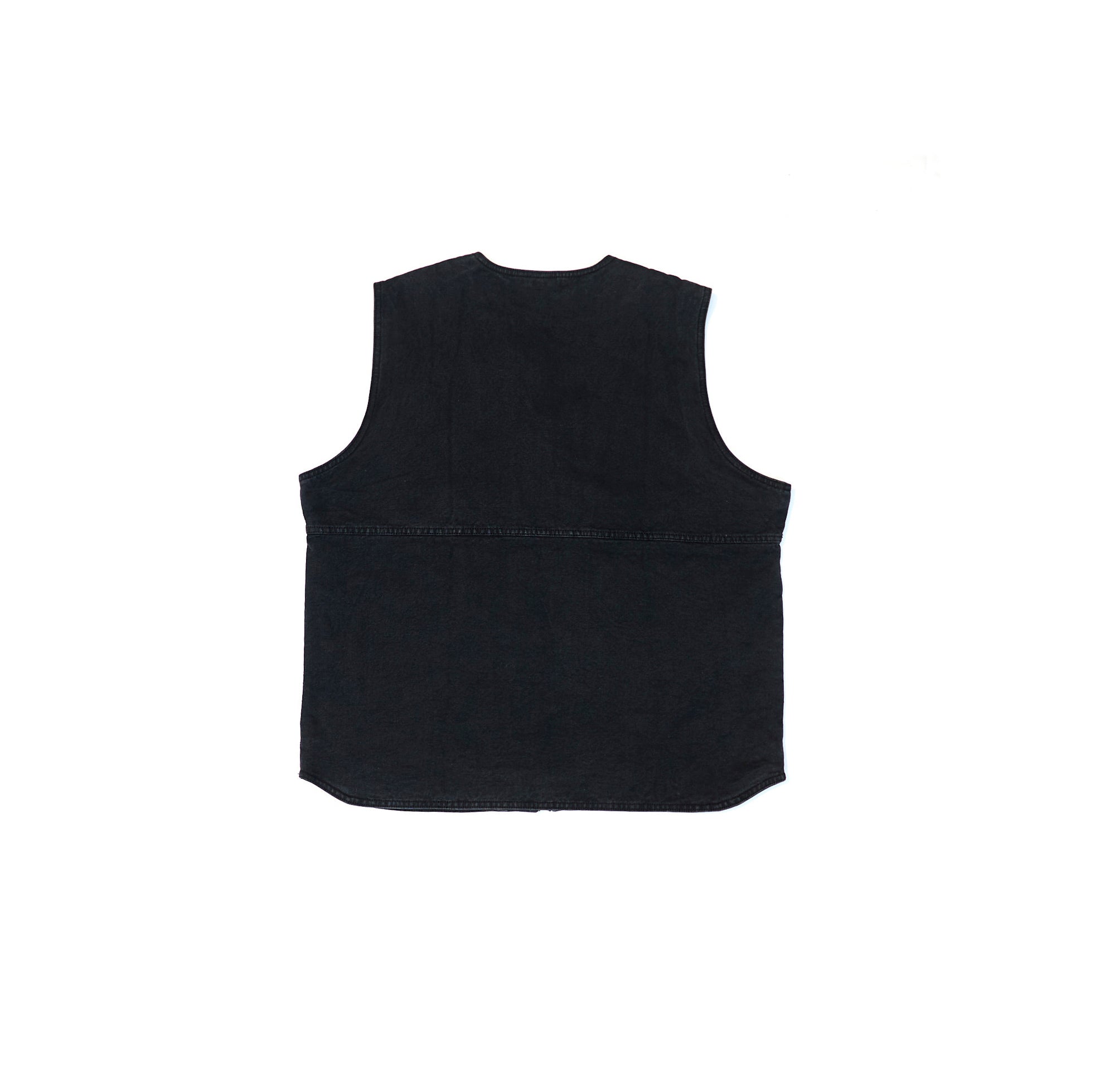 CANVAS VEST BASE BLACK