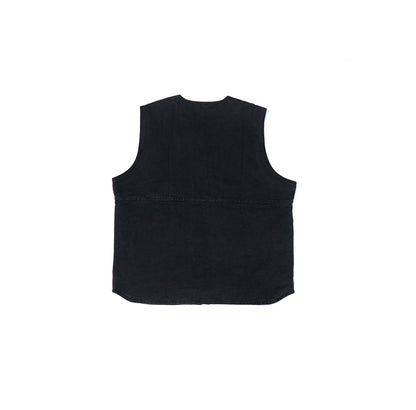 CANVAS VEST BASE BLACK