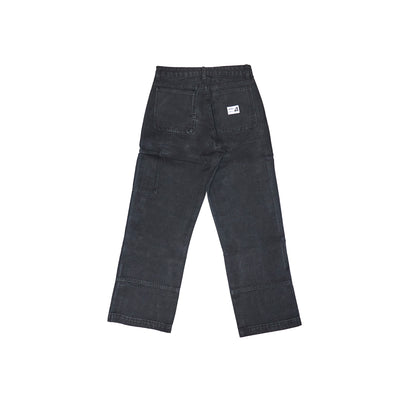 CANVAS PANTS DOUBLE BLACK