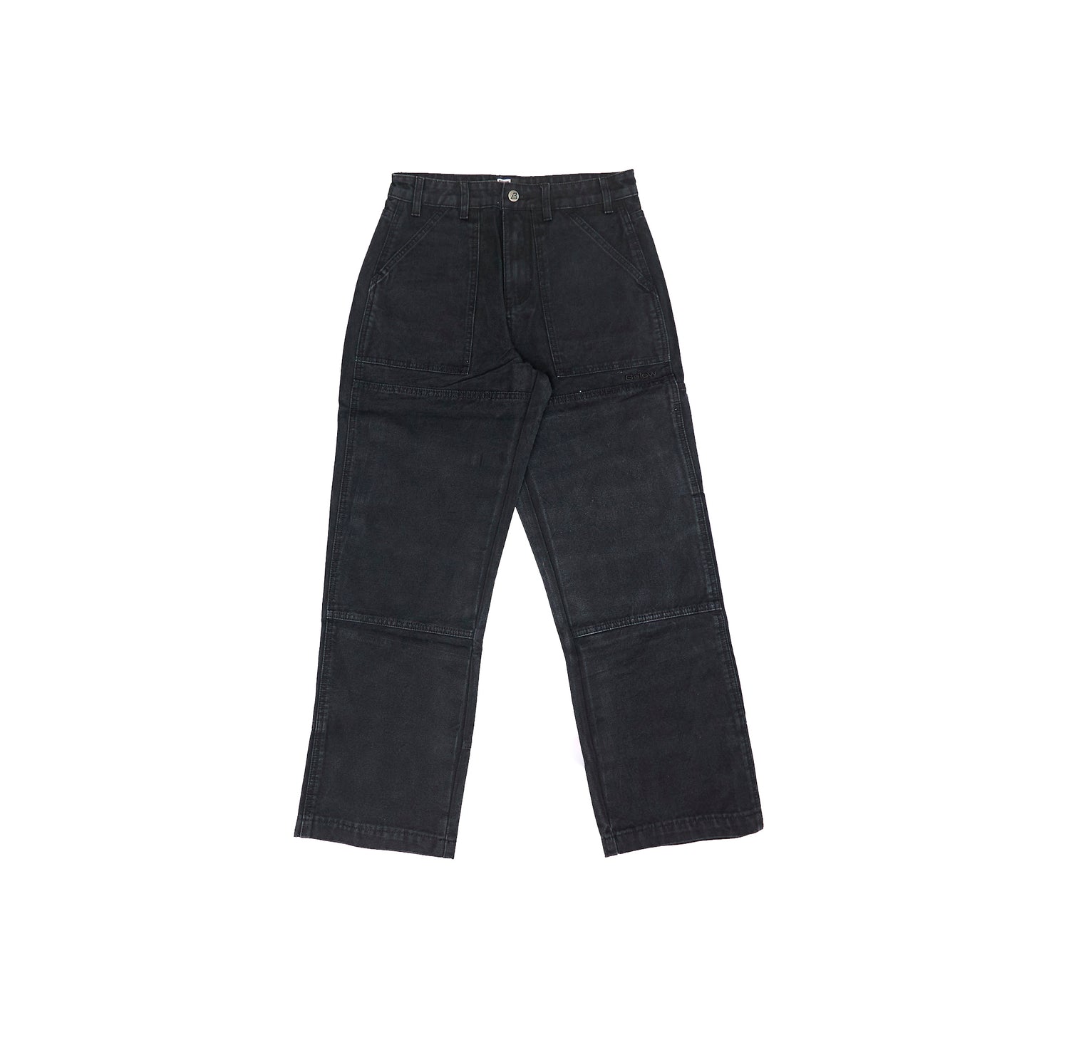 CANVAS PANTS DOUBLE BLACK