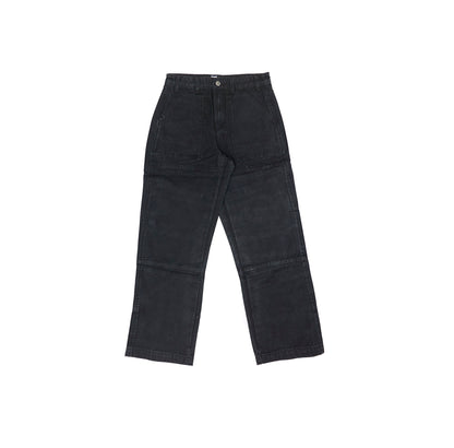 CANVAS PANTS DOUBLE BLACK