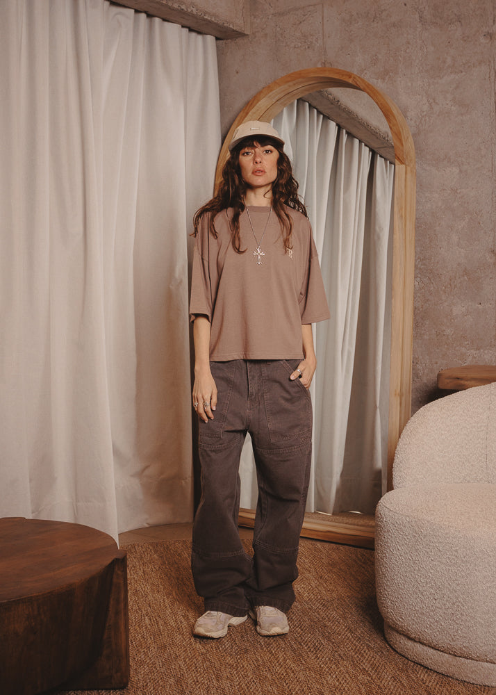 CANVAS PANTS DOUBLE TAUPE