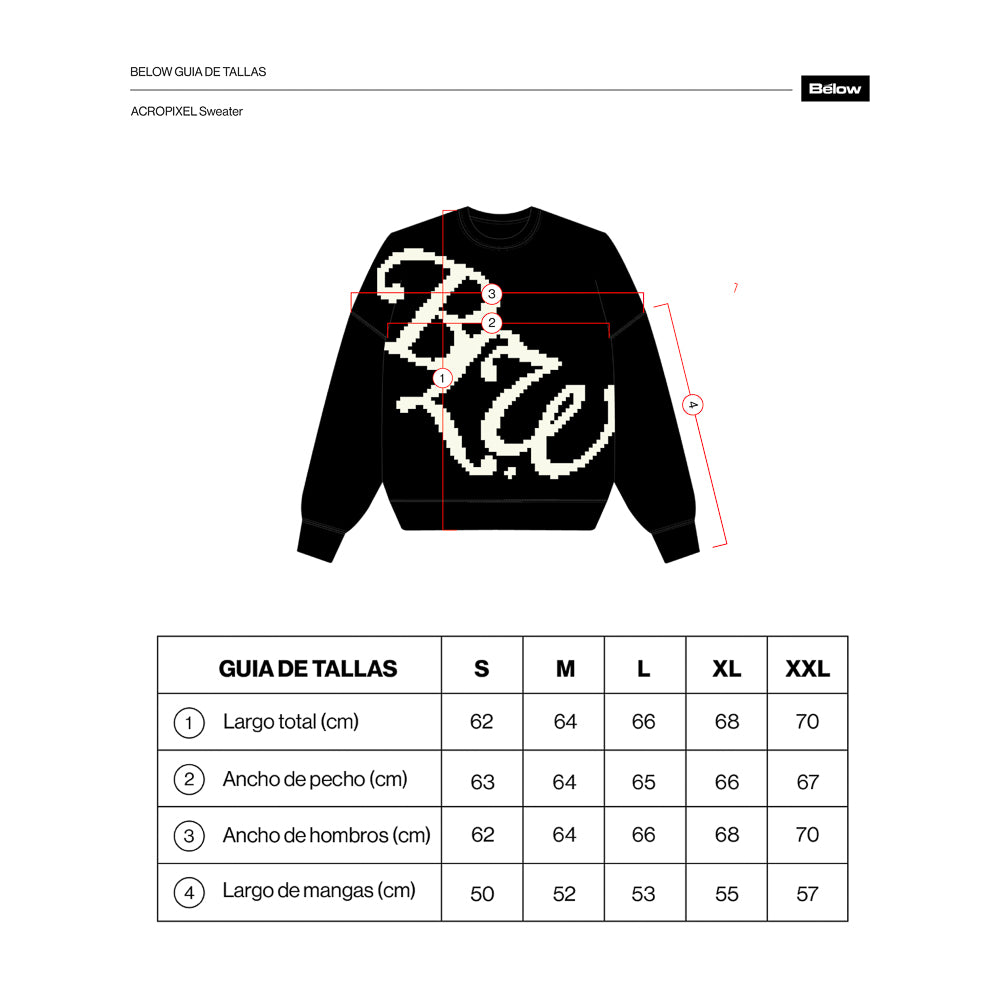 SWEATER MARQUE MARFIL