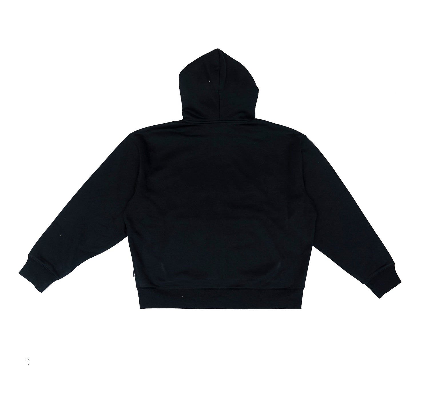 ZIPUP HOODIE THE CAP BLACK