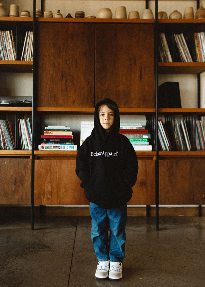 KIDS BASIC HOODIE TRADE BLACK