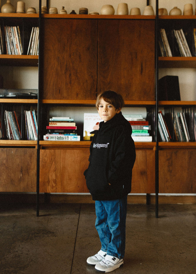 KIDS BASIC HOODIE TRADE BLACK