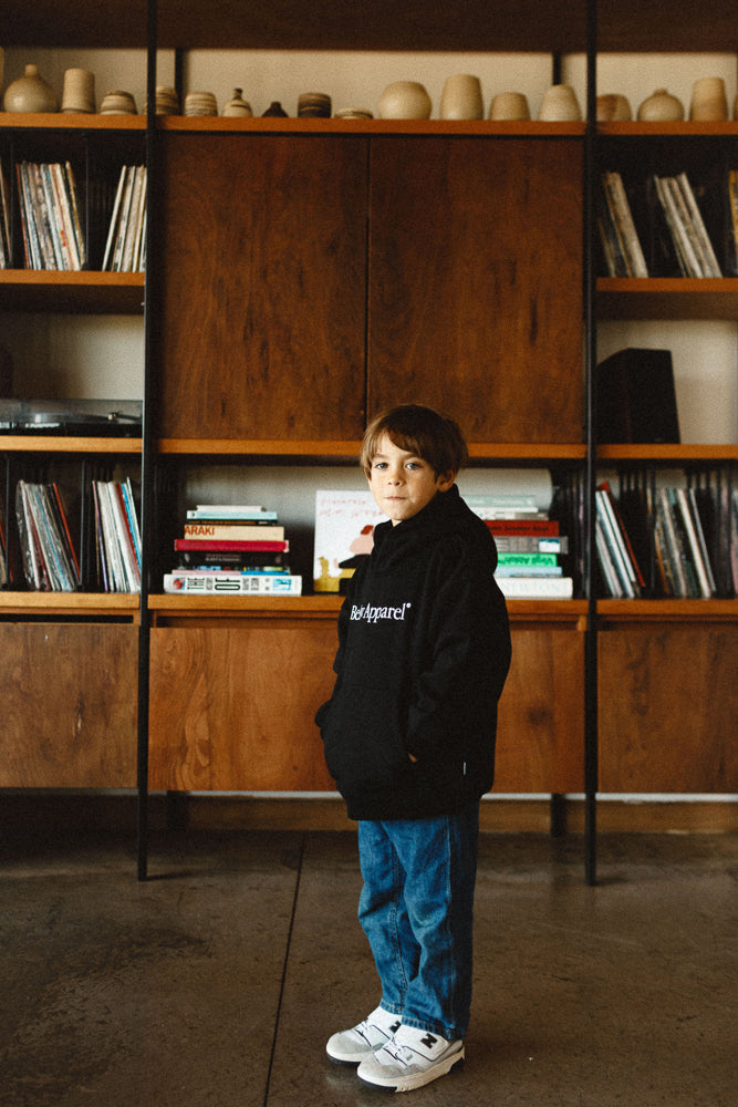 KIDS BASIC HOODIE TRADE BLACK