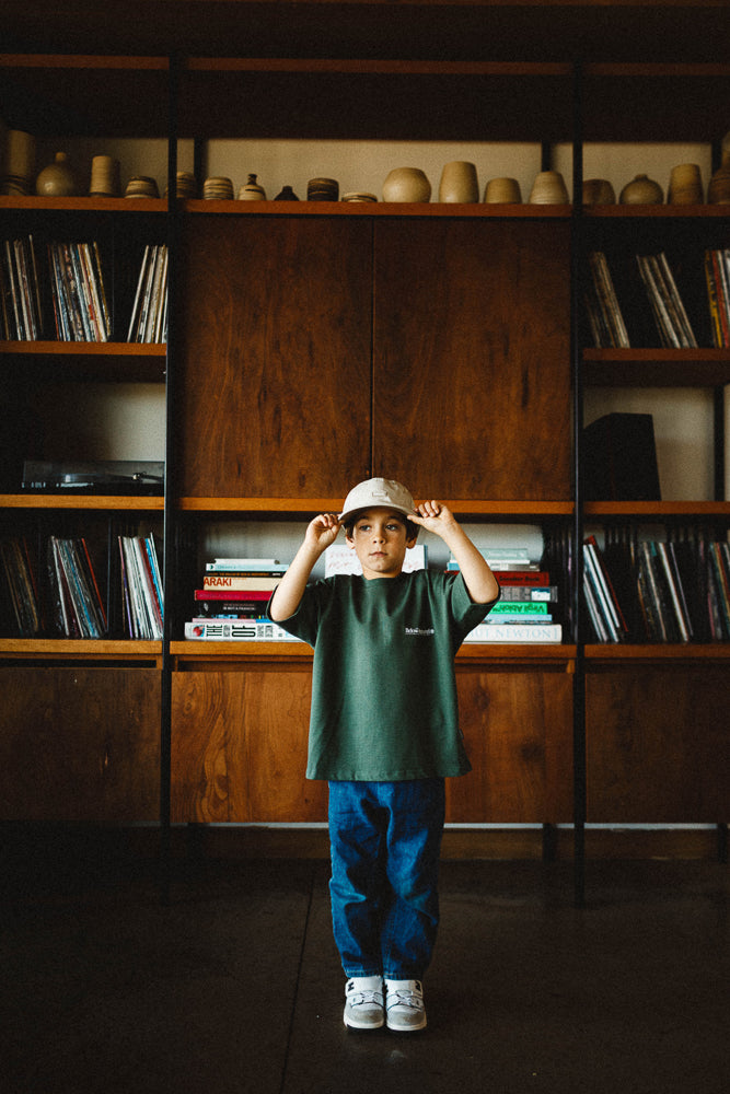 KIDS TSHIRT BOOMBOX GREEN
