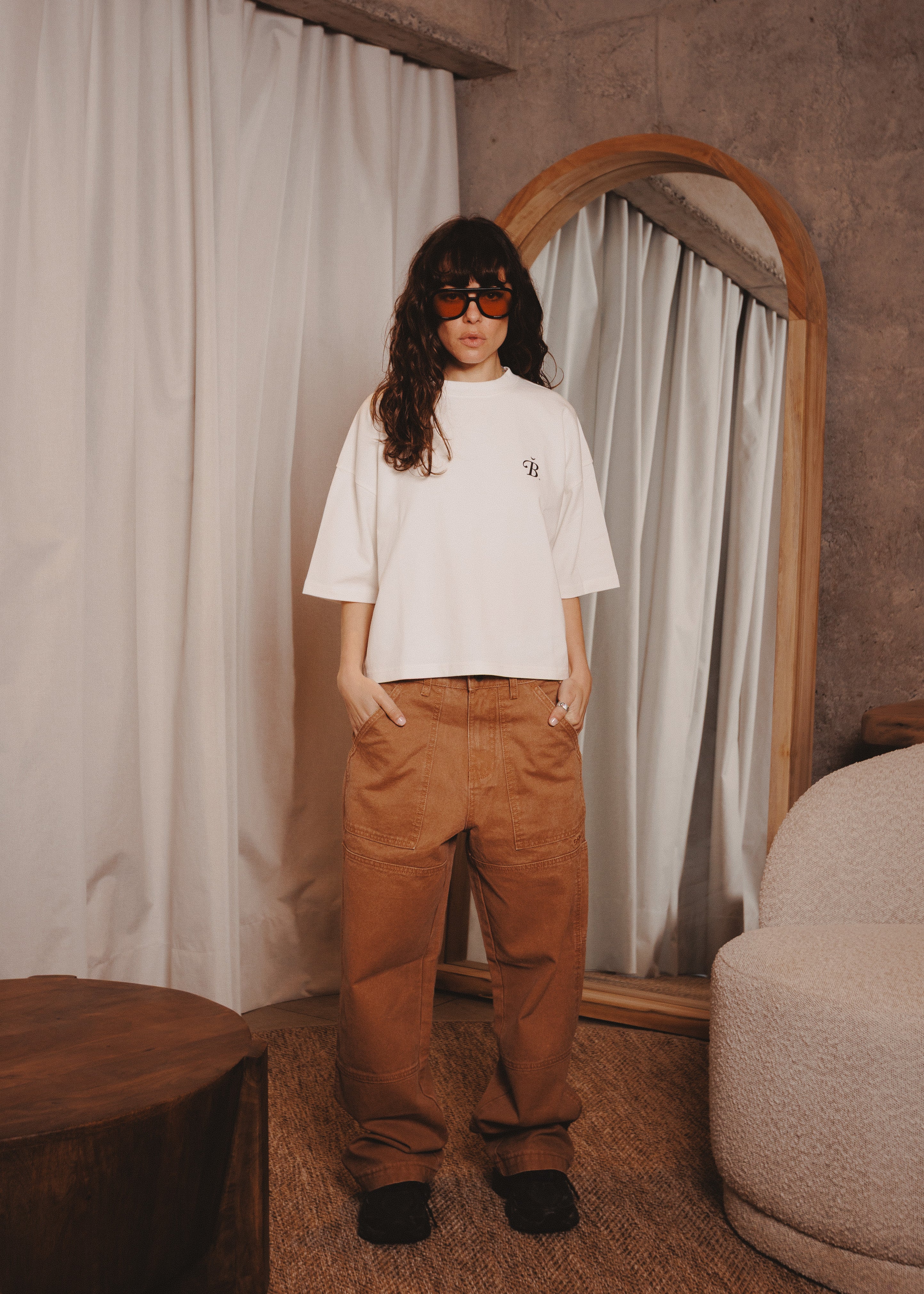 WOMAN TSHIRT ACRONYME WHITE