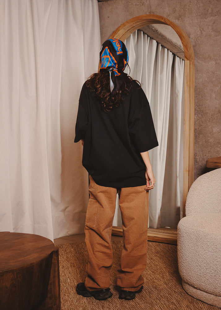 BOXY FIT TSHIRT BOOMBOXY BLACK