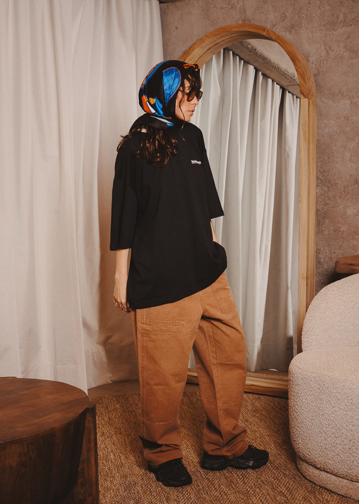 BOXY FIT TSHIRT BOOMBOXY BLACK