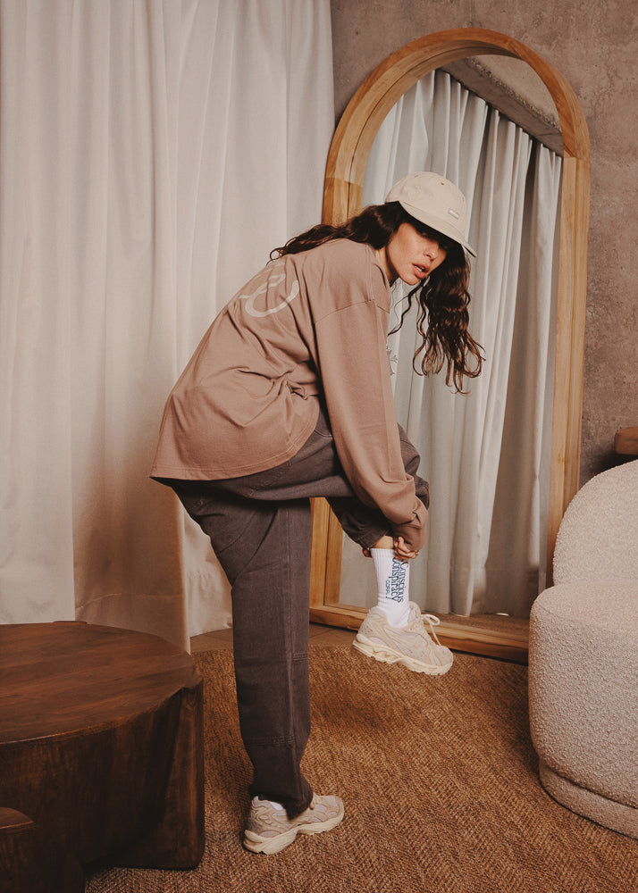 BASIC LONGSLEEVE ACRONYME LS TAUPE