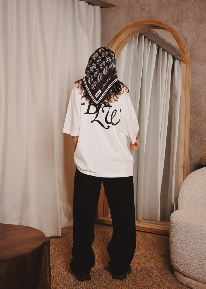 BOXY FIT TSHIRT ACRONYME WHITE