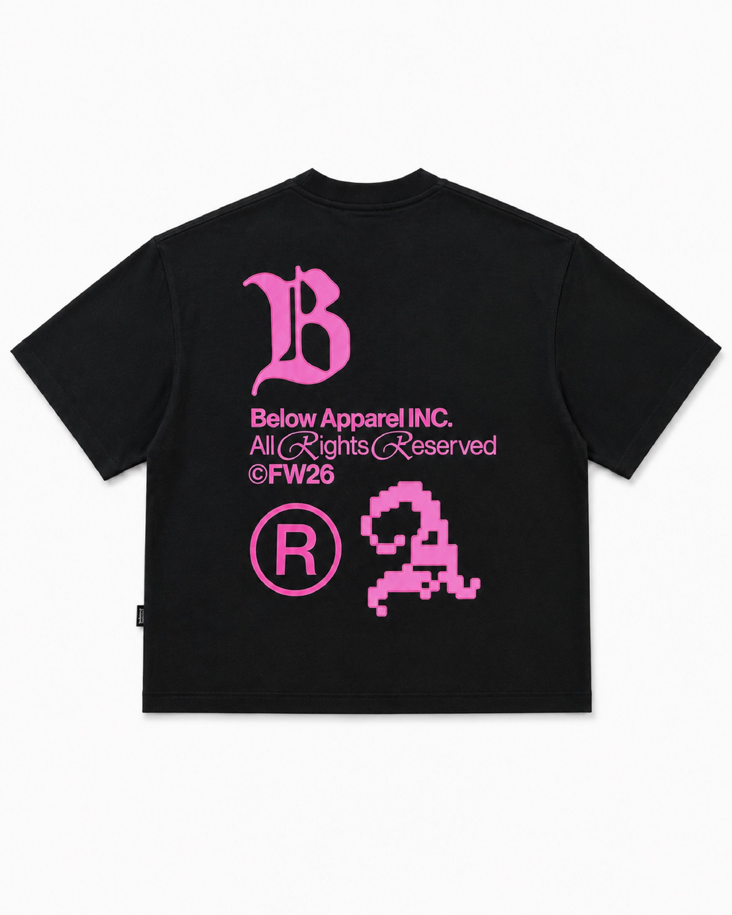 BOXY FIT TSHIRT CORPORAZIONE BLACK