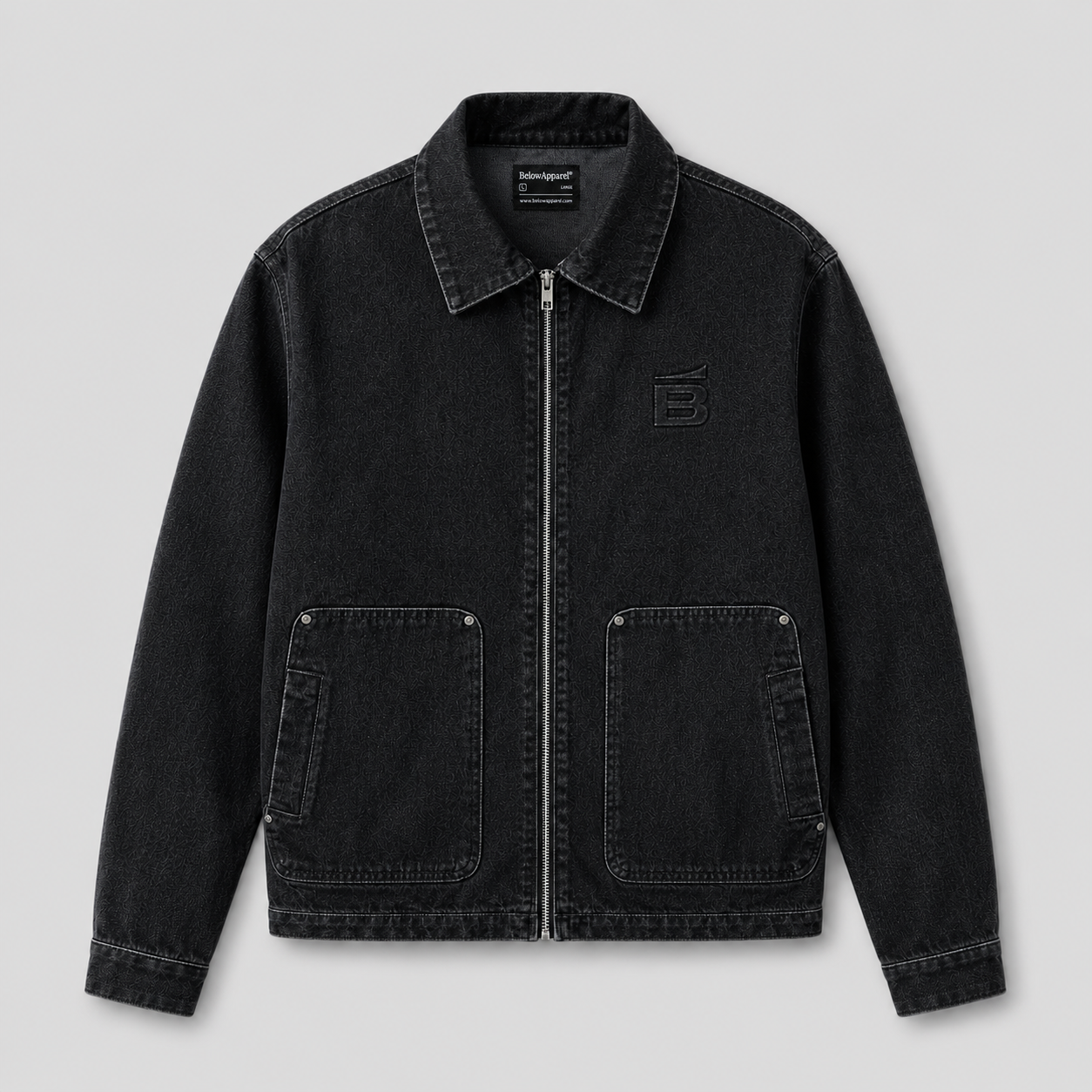 DENIM JACKET FAITH BLACK