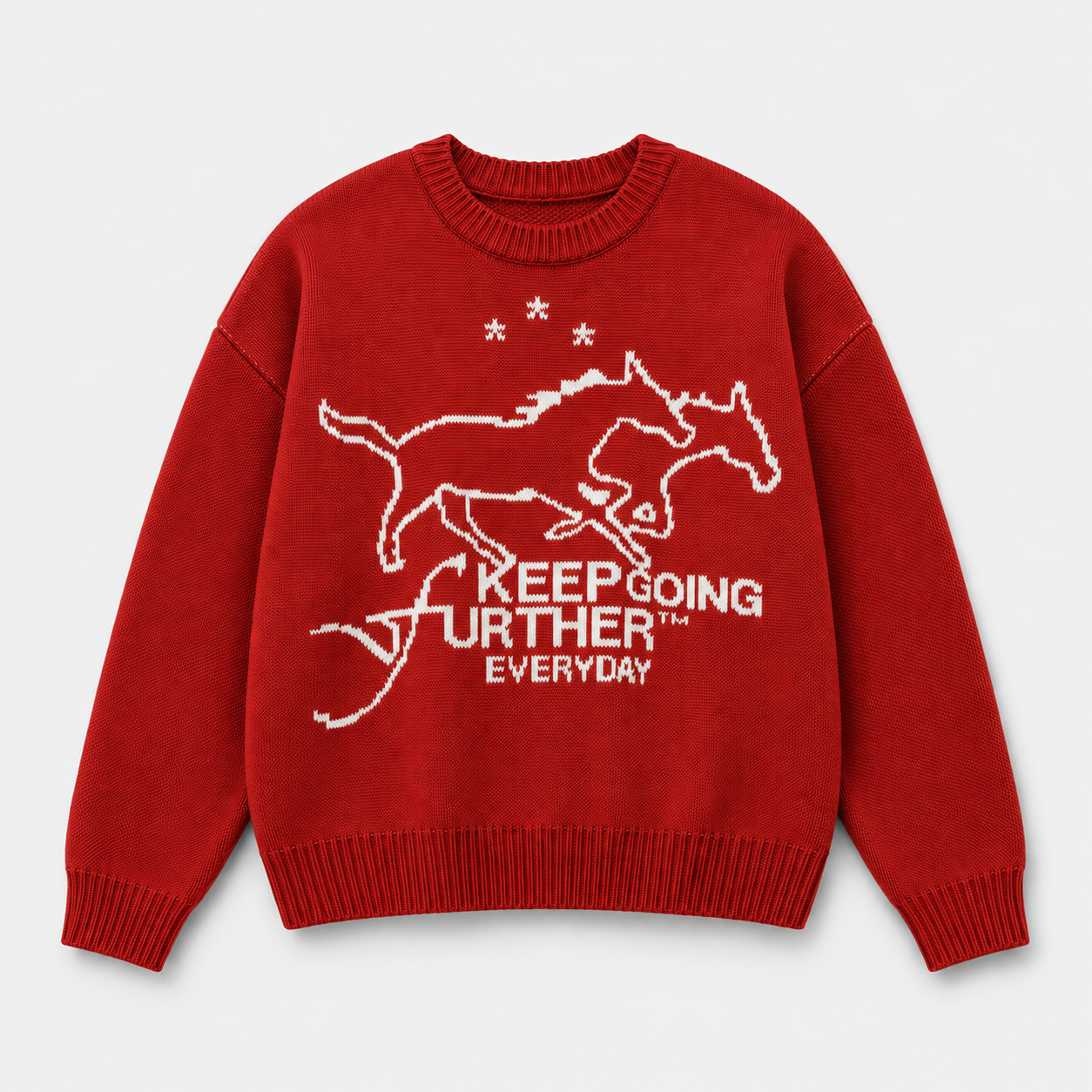 SWEATER DERBY RED