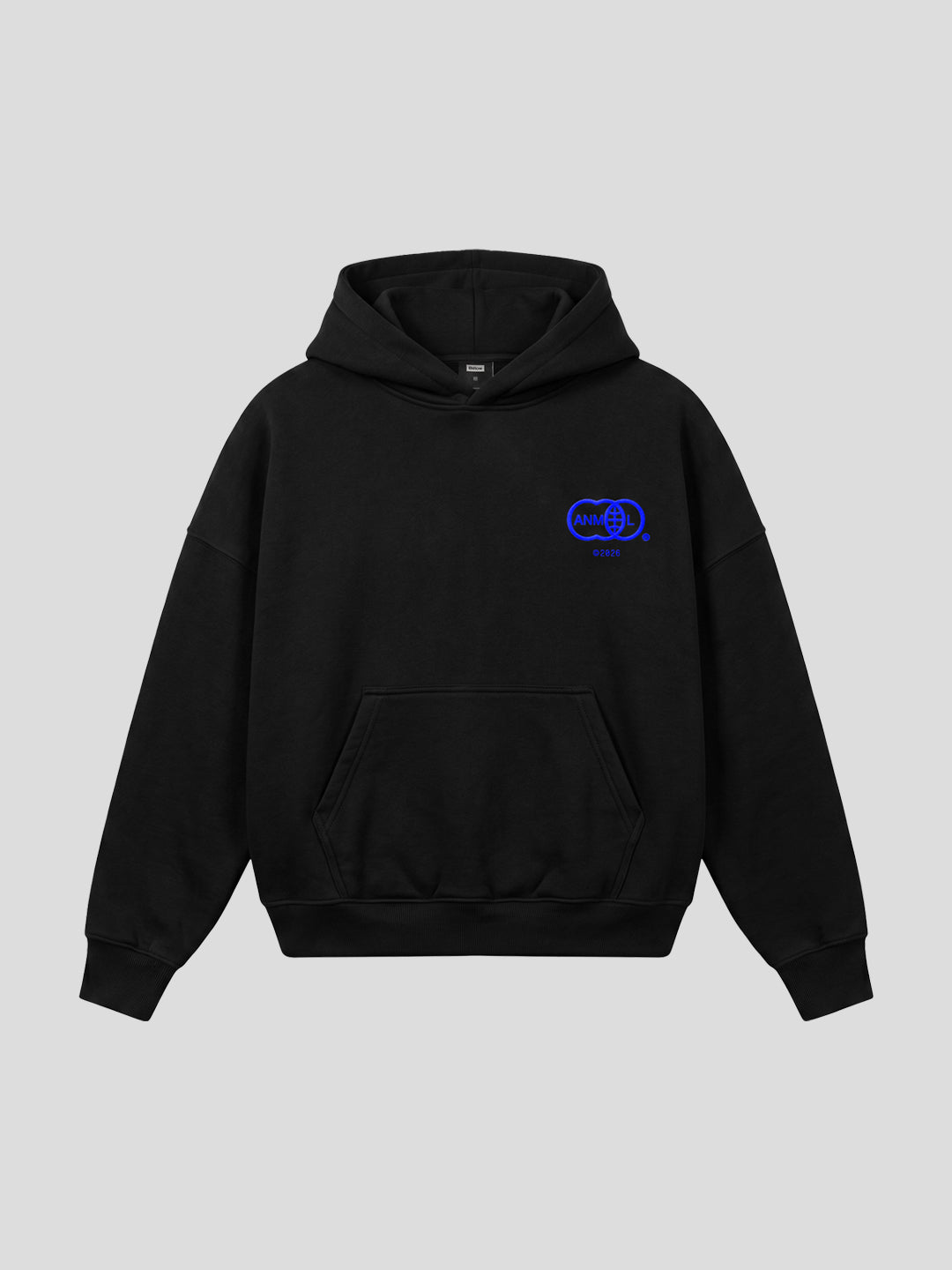 HOODIE ANIMAL X BELOW BLACK