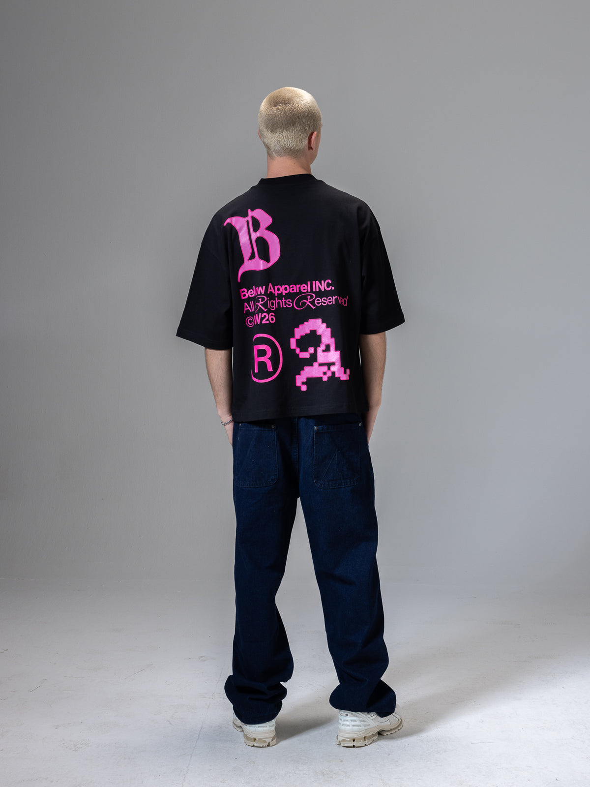 BOXY FIT TSHIRT CORPORAZIONE BLACK