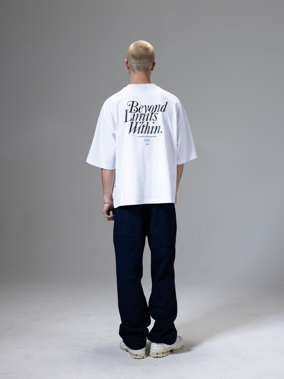 BOXY FIT TSHIRT SIGLA WHITE