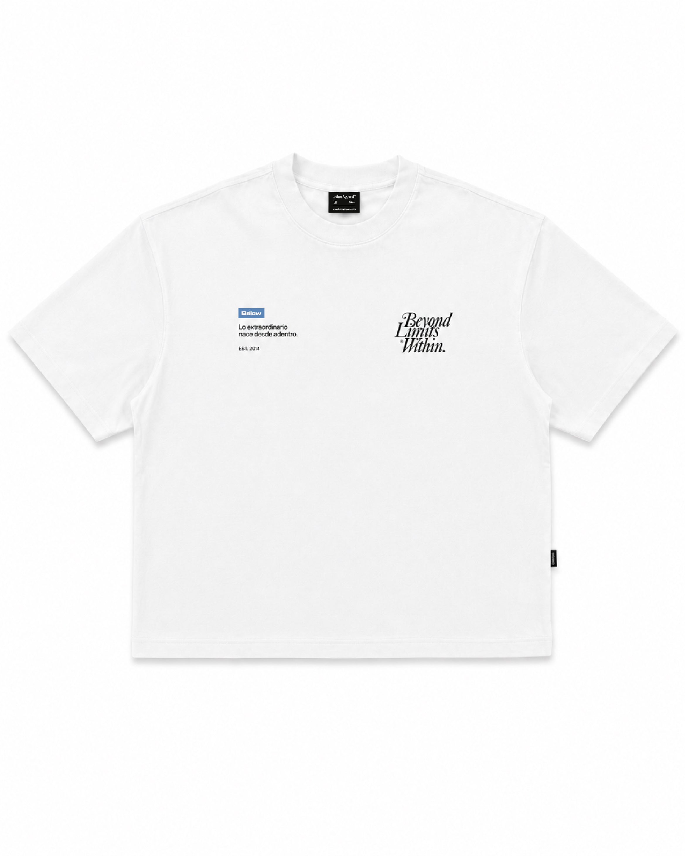 BOXY FIT TSHIRT SIGLA WHITE