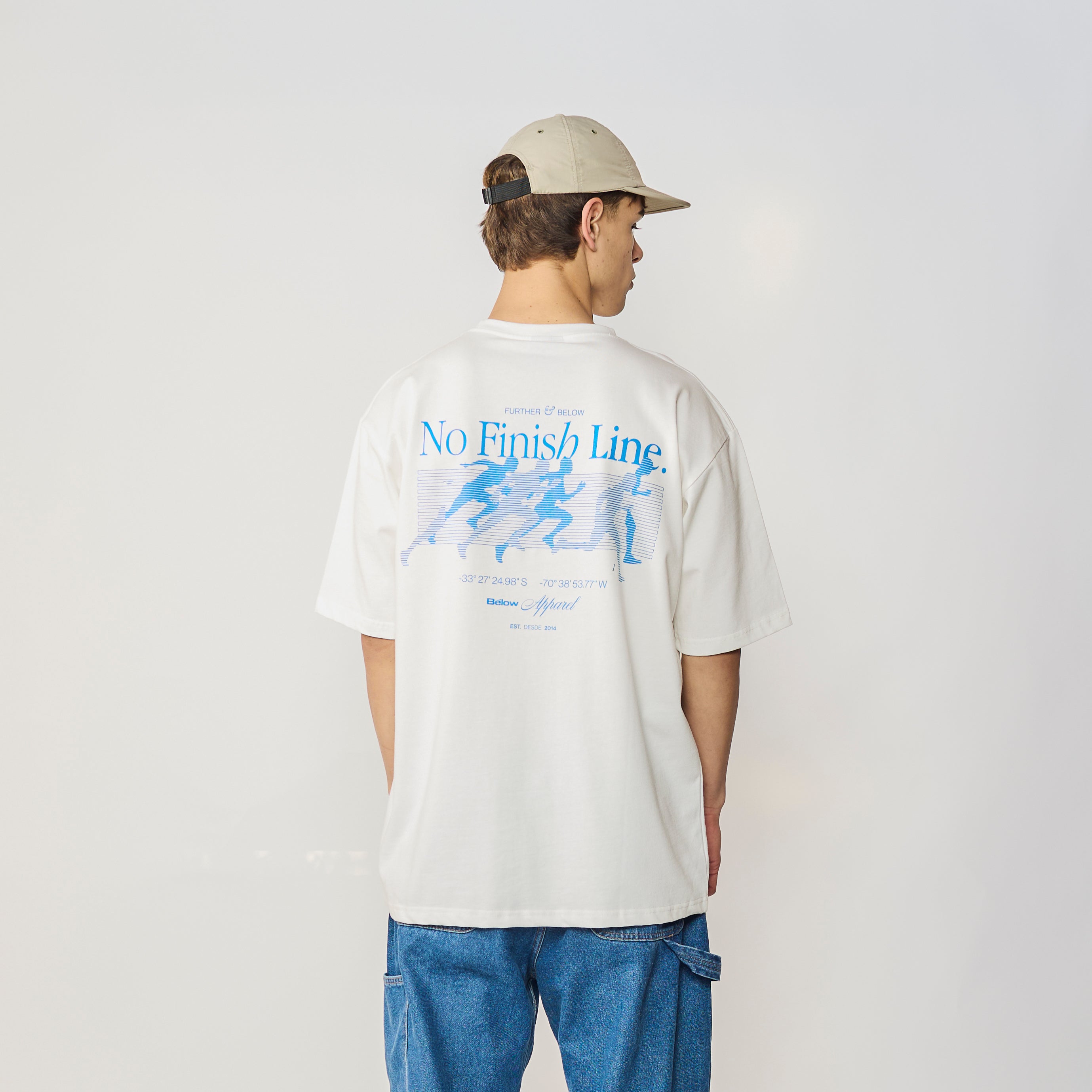 BASIC TSHIRT NO FINISH LINE WHITE