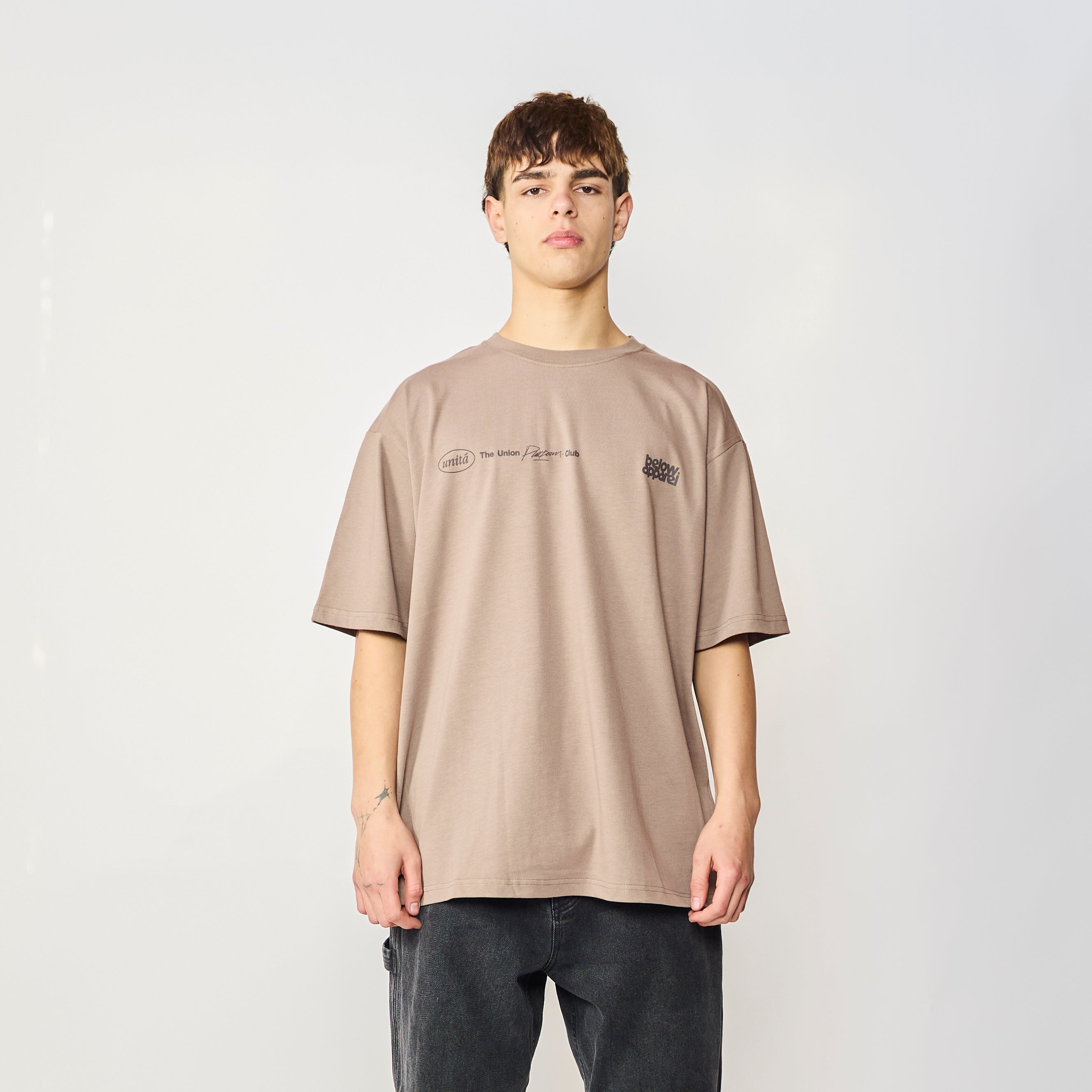 BASIC TSHIRT UNITA COFFE (TAUPE)