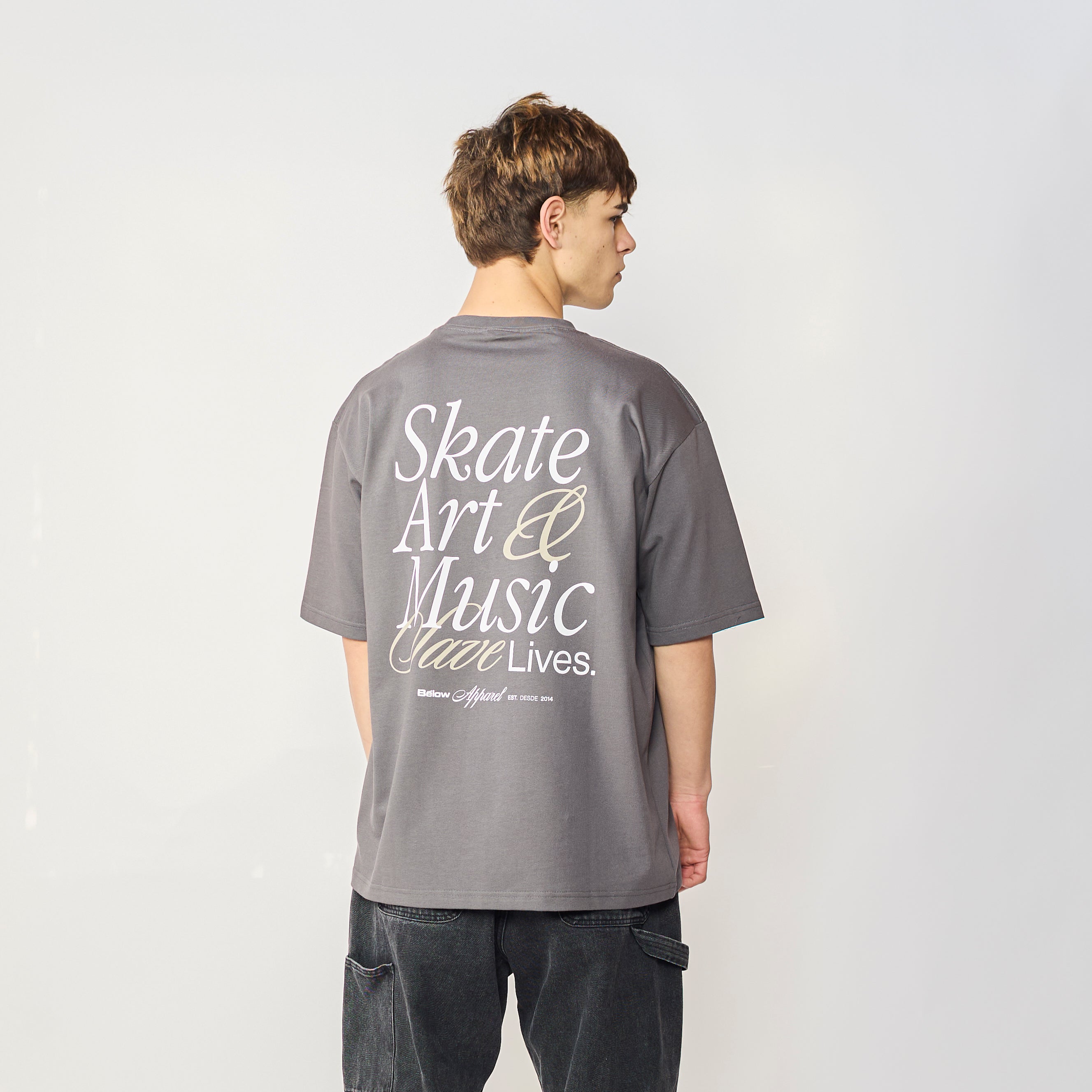 BASIC TSHIRT SAM DARK GREY