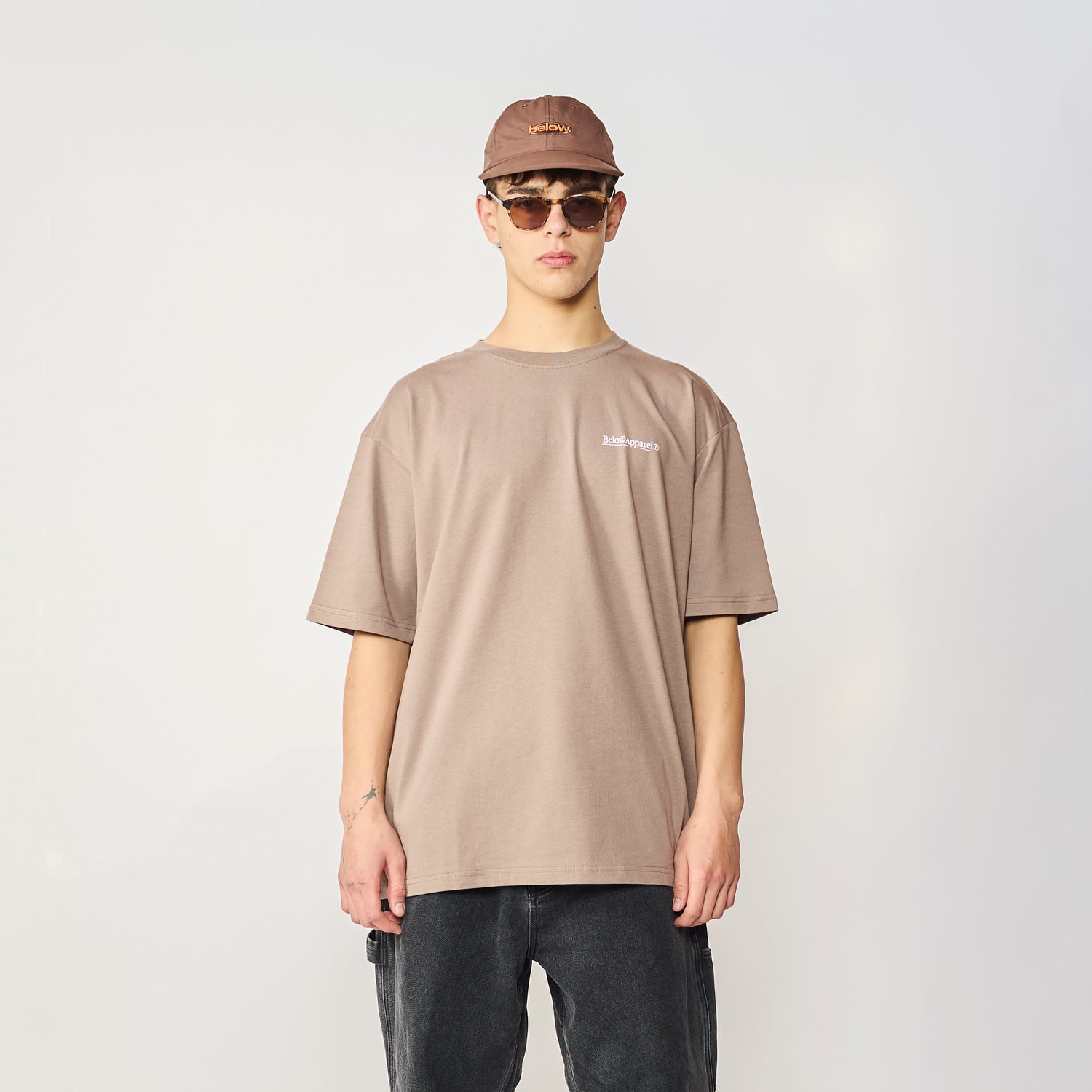 BASIC TSHIRT BOOMBOX COFFE (TAUPE)