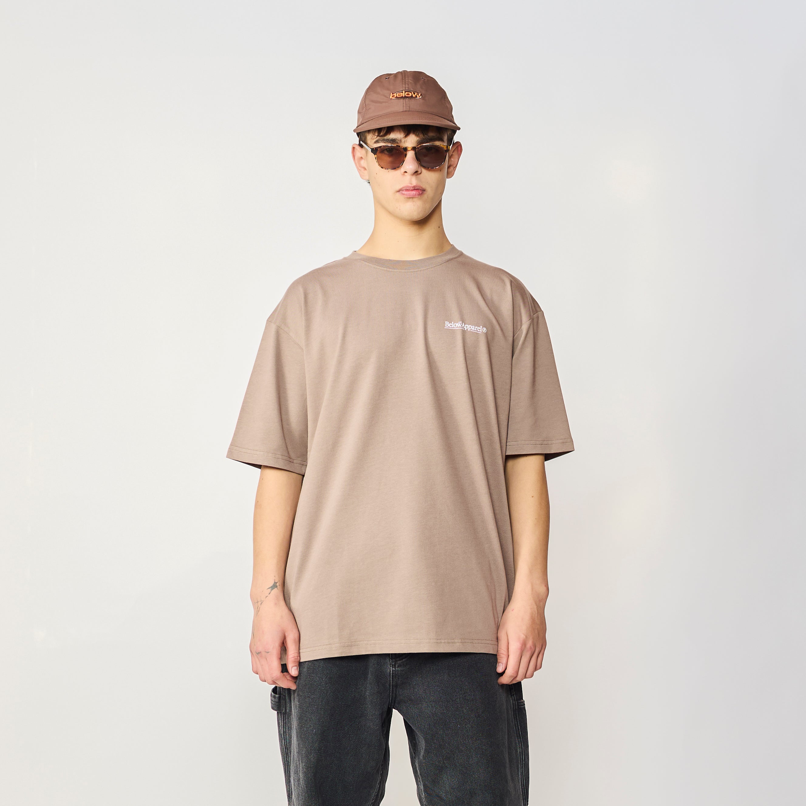 BASIC TSHIRT BOOMBOX COFFE (TAUPE)