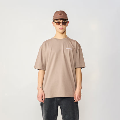 BASIC TSHIRT BOOMBOX COFFE (TAUPE)