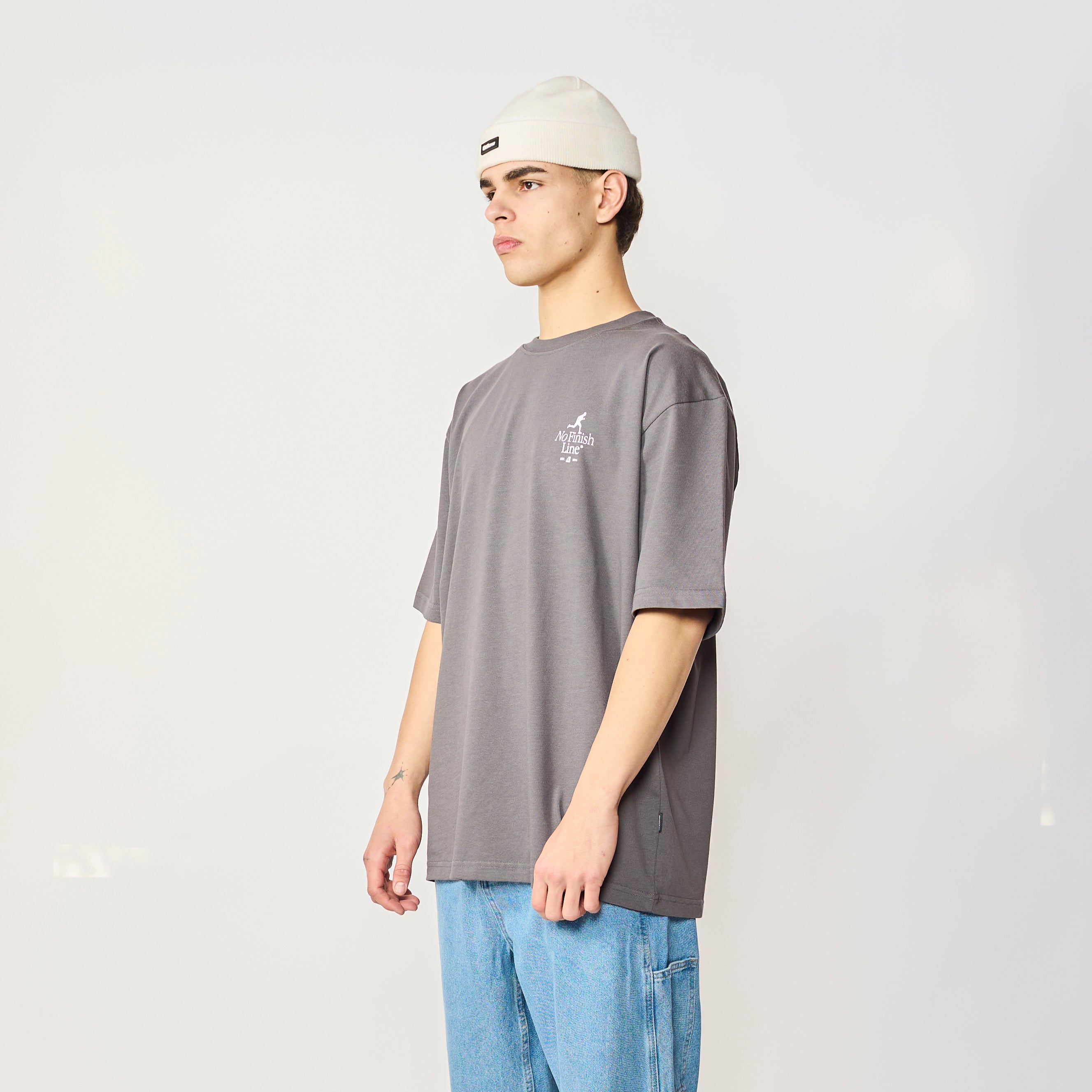 BASIC TSHIRT NO FINISH LINE DARK GREY