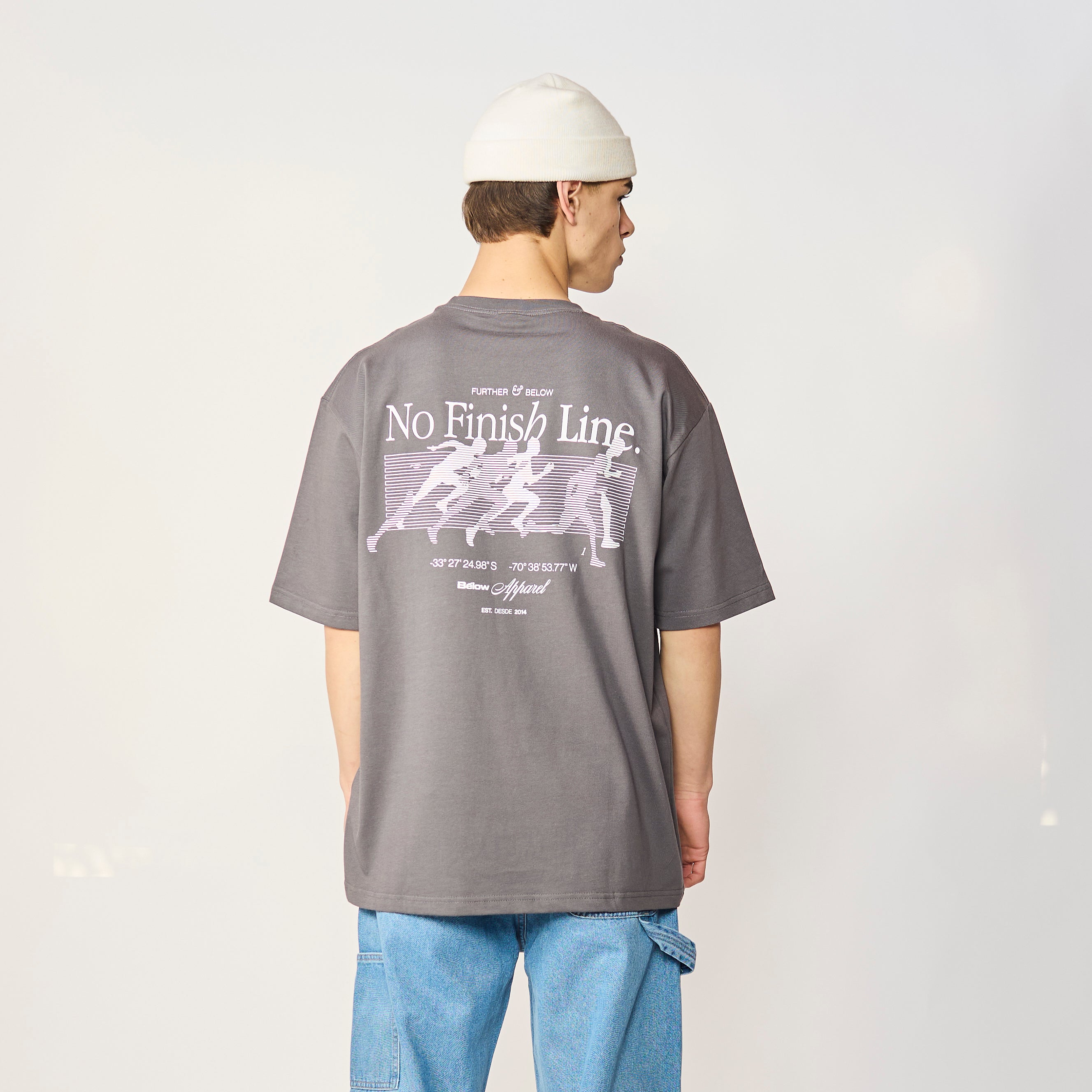 BASIC TSHIRT NO FINISH LINE DARK GREY