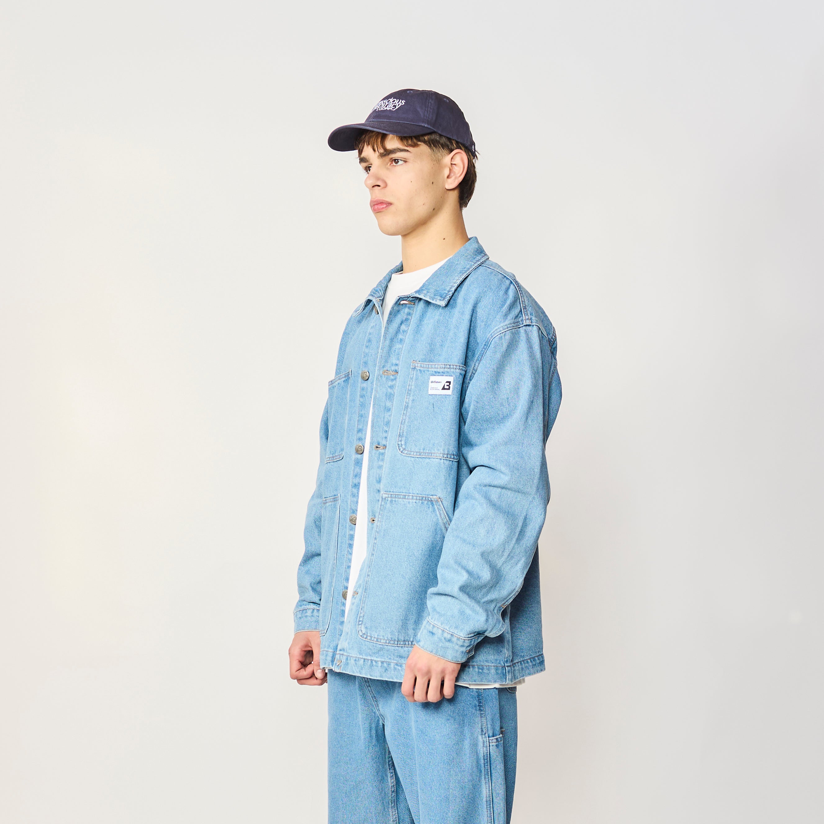 DENIM JACKET FOUR LIGHT BLUE