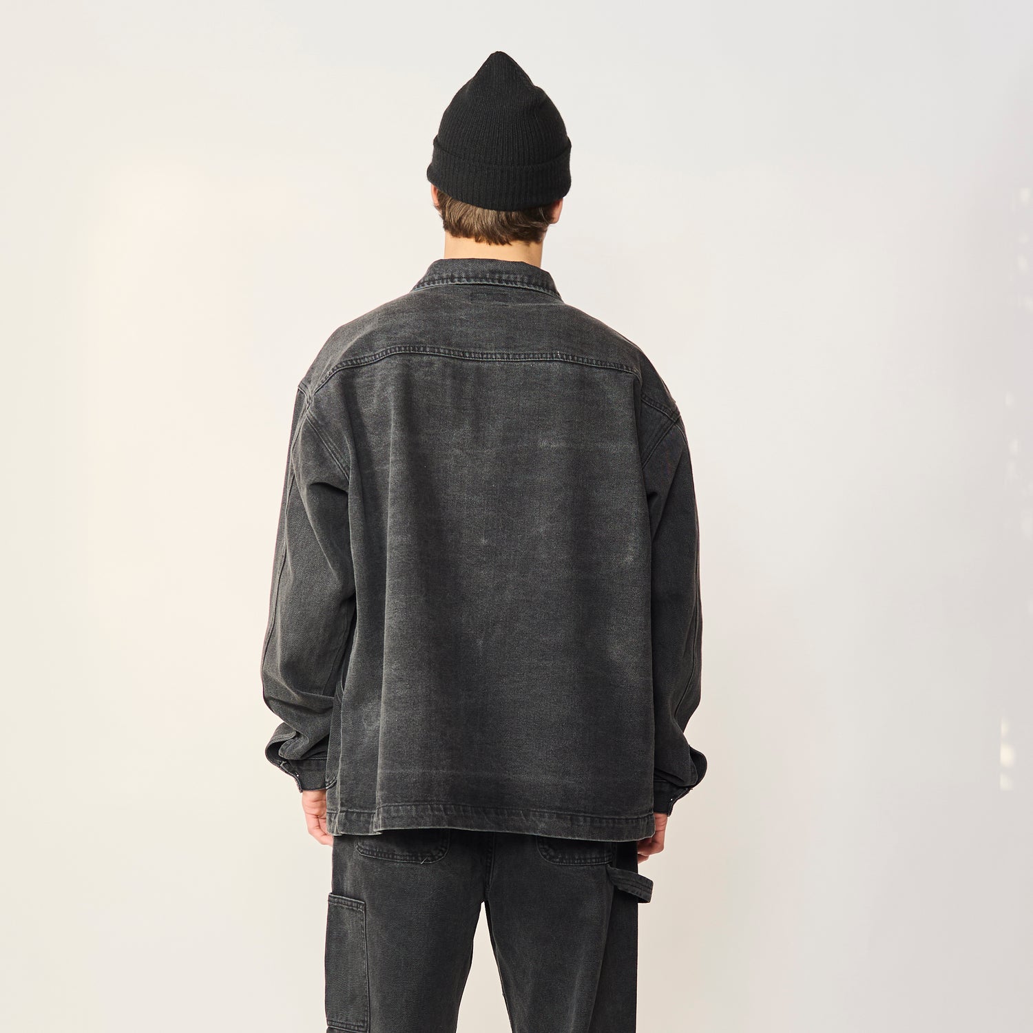 DENIM JACKET FOUR BLACK